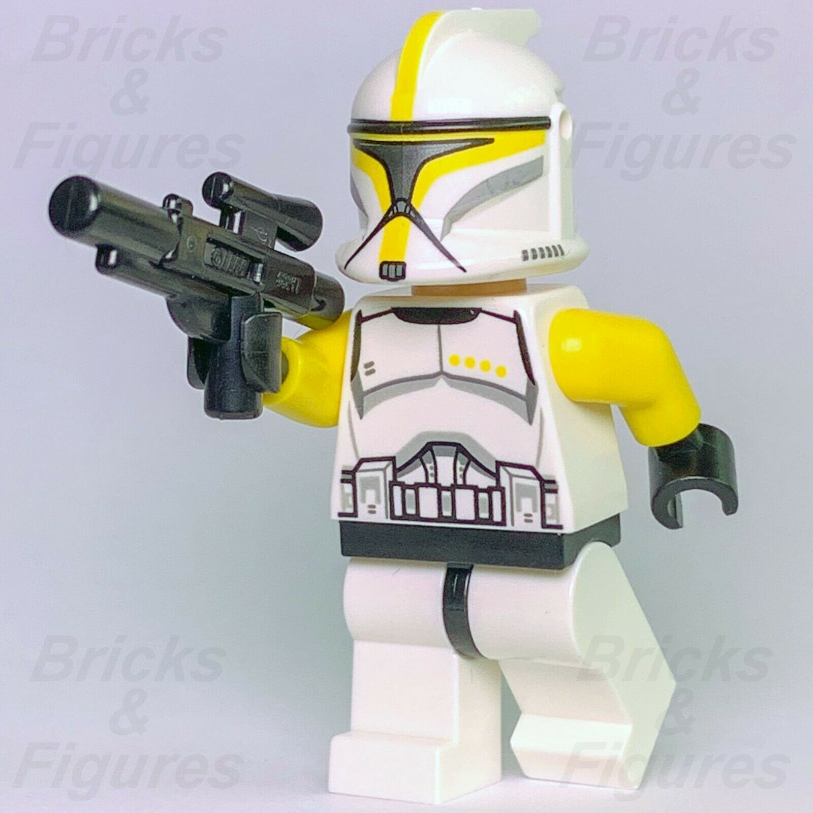 New Star Wars LEGO Yellow Phase 1 Clone Trooper Commander Minifig 75019 Genuine - Bricks & Figures