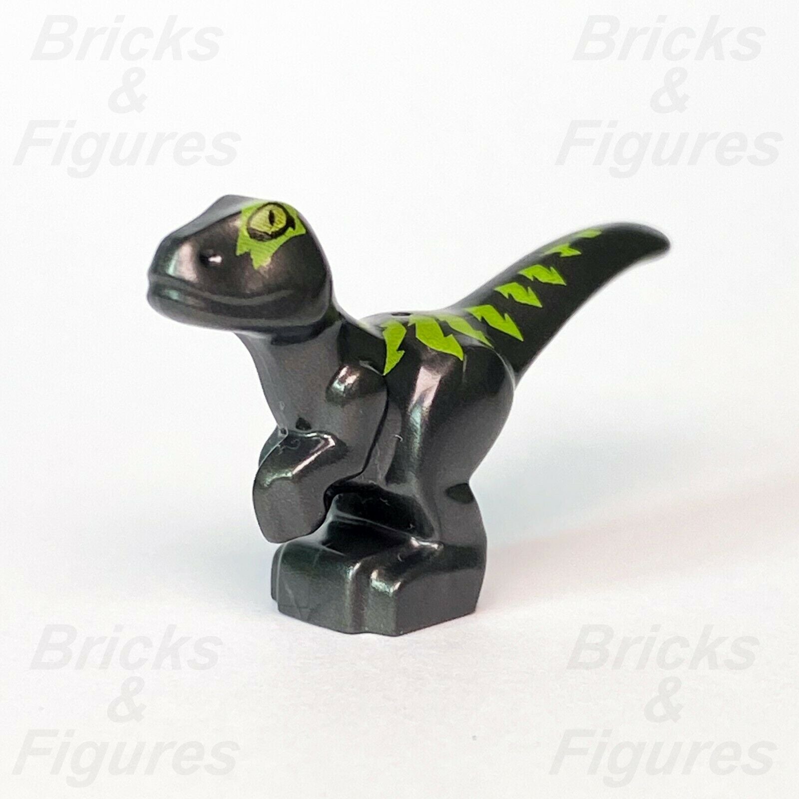New The LEGO® Movie Dark Grey Baby Raptor with Lime Markings Dinosaur 70839 - Bricks & Figures