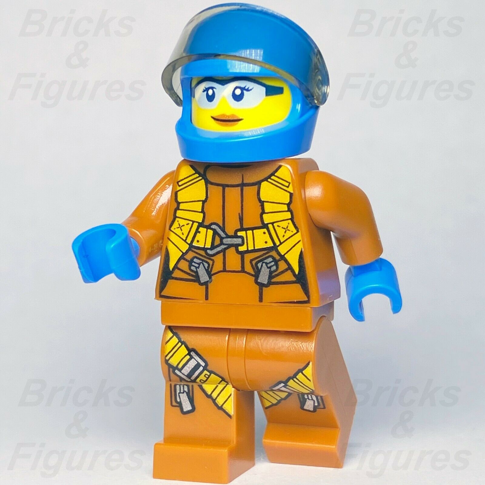 New Town City LEGO Arctic Plane Quad-copter Pilot Female Minifigure 60193 60196 - Bricks & Figures