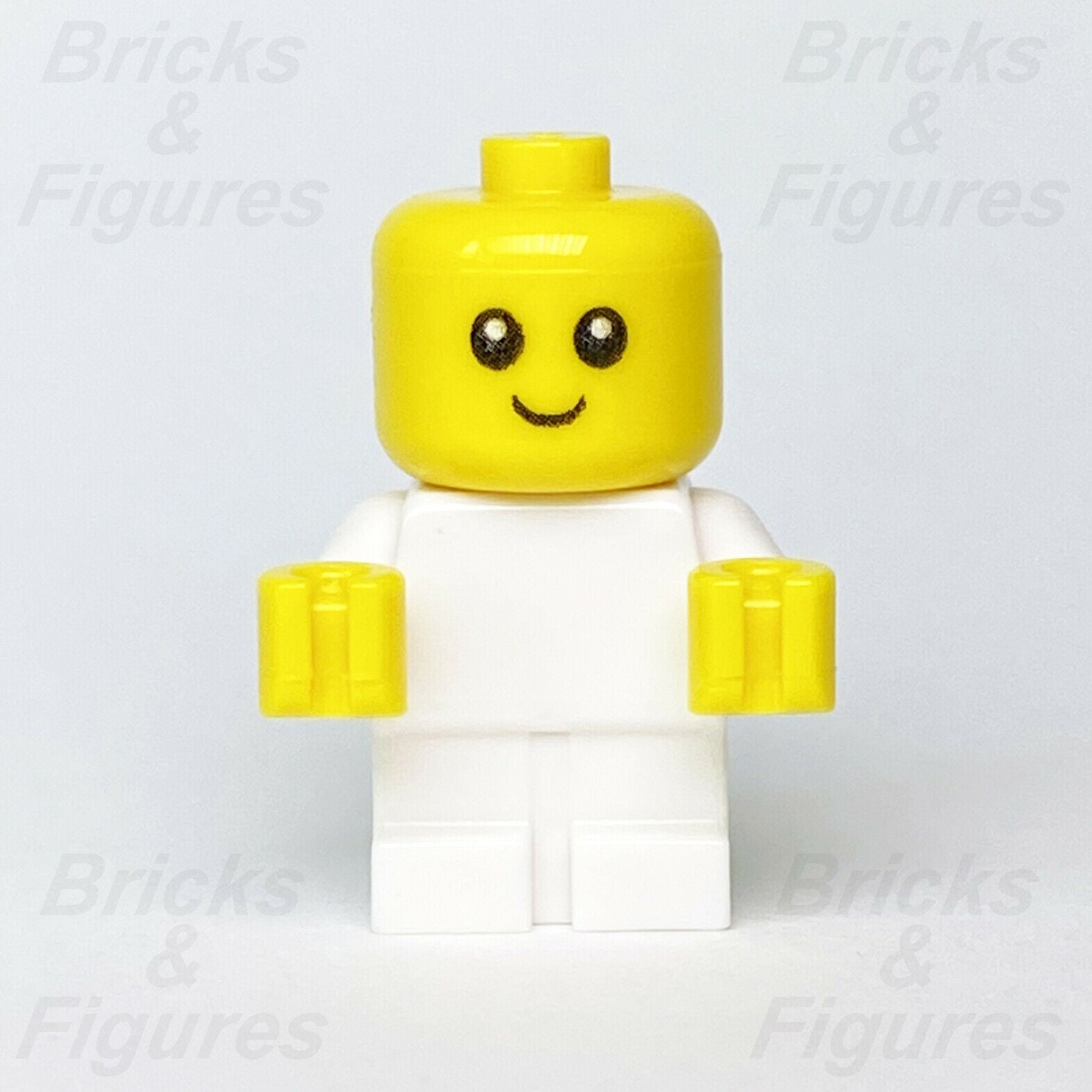 New Town City LEGO Baby with White Body Minifigure Recreation 60134 45022 10255 - Bricks & Figures