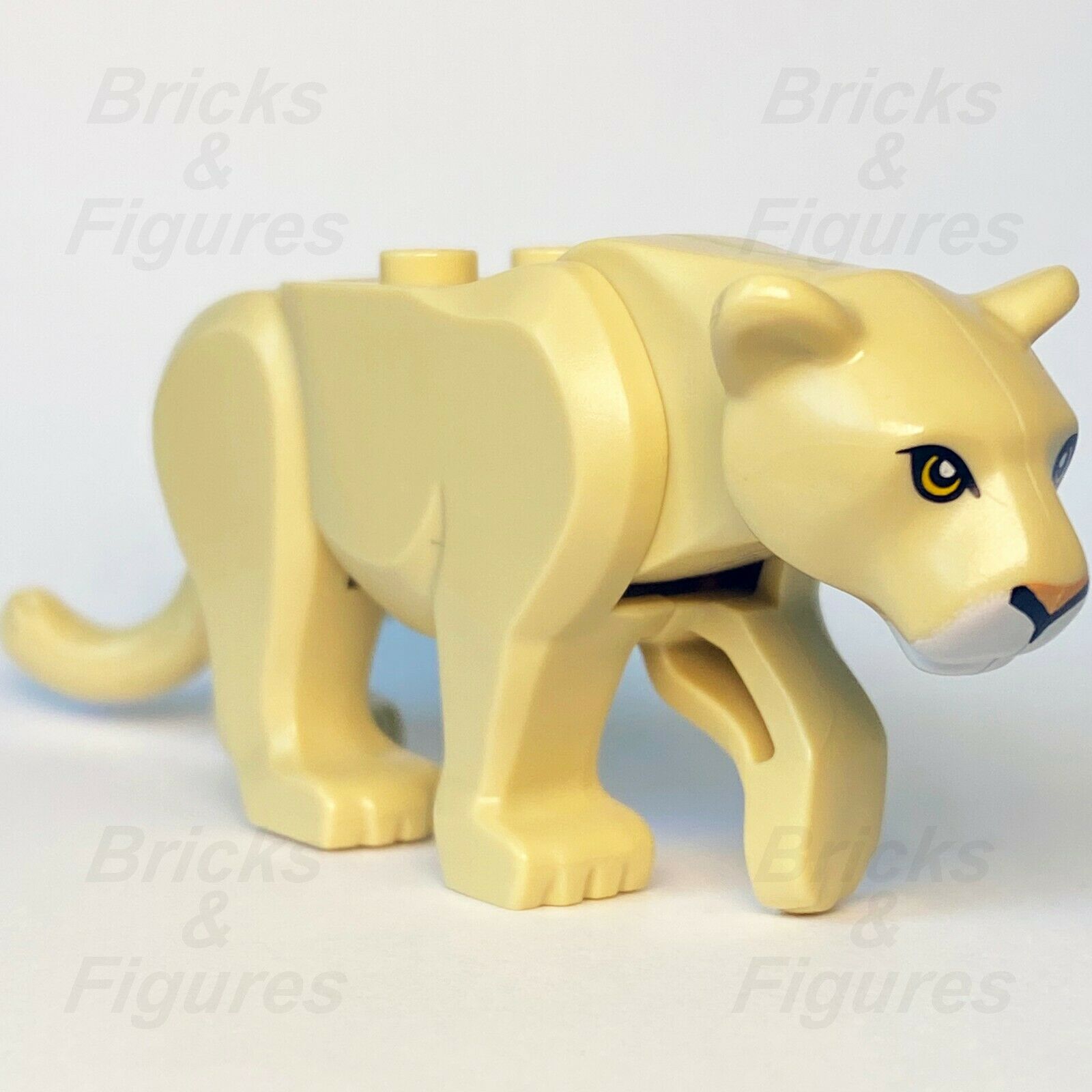 New Town City LEGO Lioness Large Cat Animal from set 60267 Recreation - Bricks & Figures