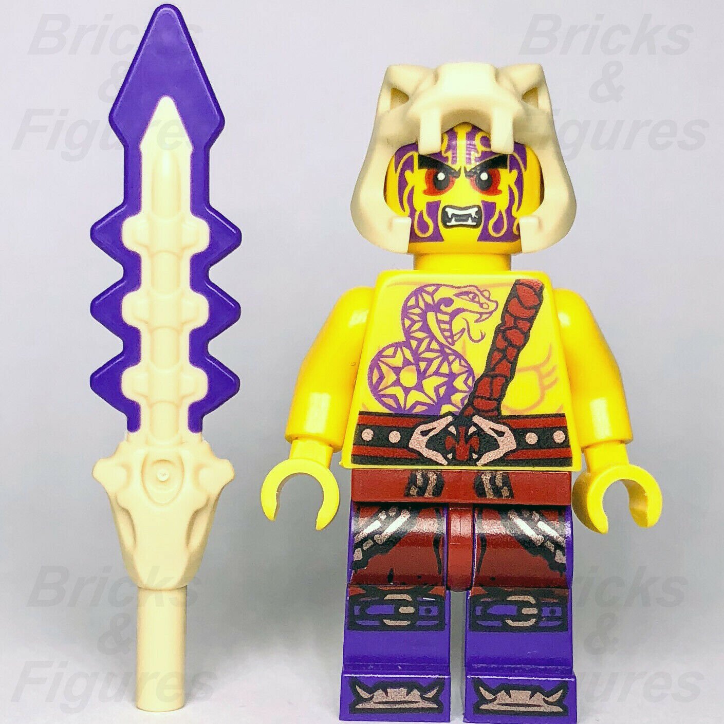 Ninjago LEGO Chope Anacondrai Warrior Tournament of Elements Minifigure 70754 - Bricks & Figures