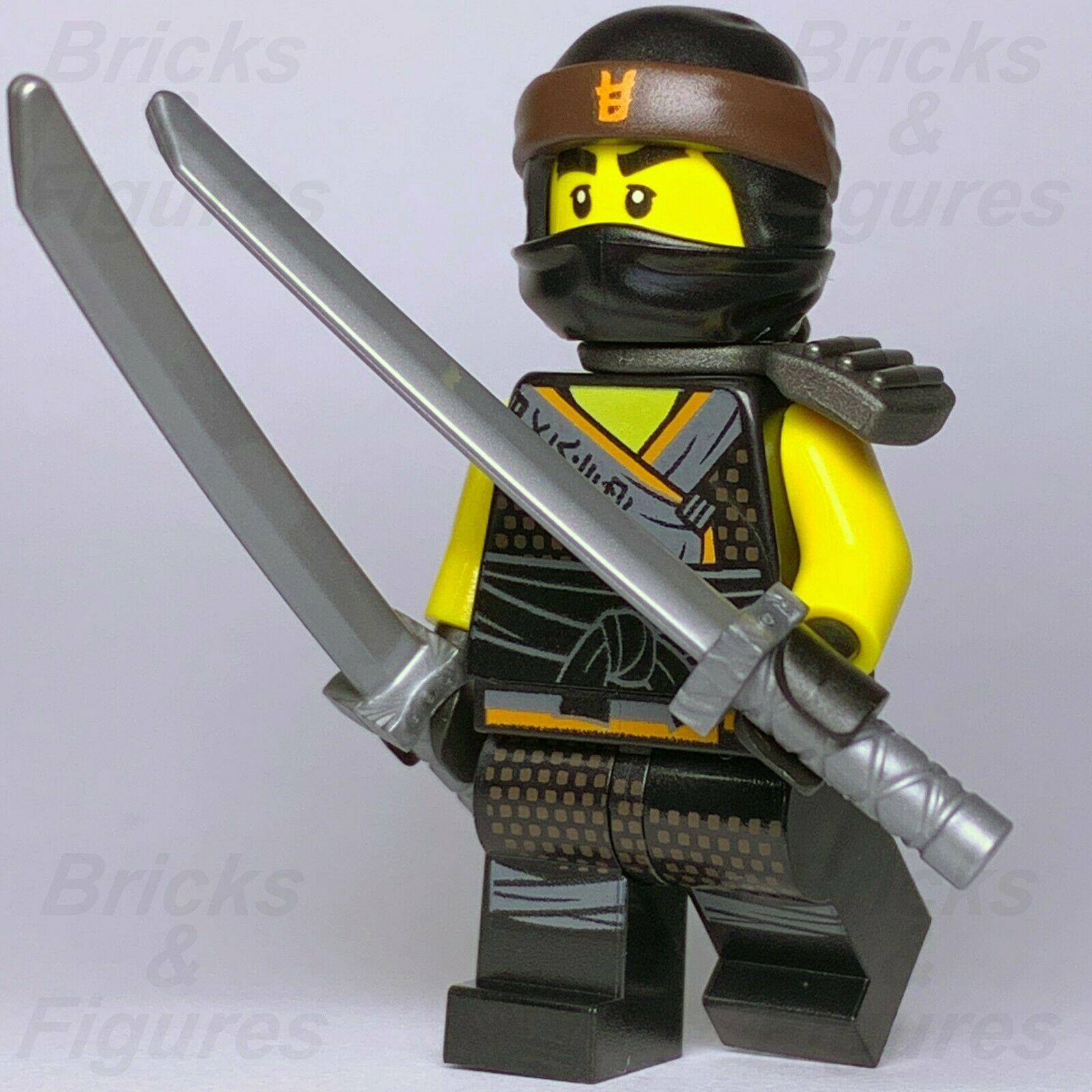 Ninjago LEGO Cole Sons of Garmadon Black Ninja Minifigure 70643 Genuine - Bricks & Figures
