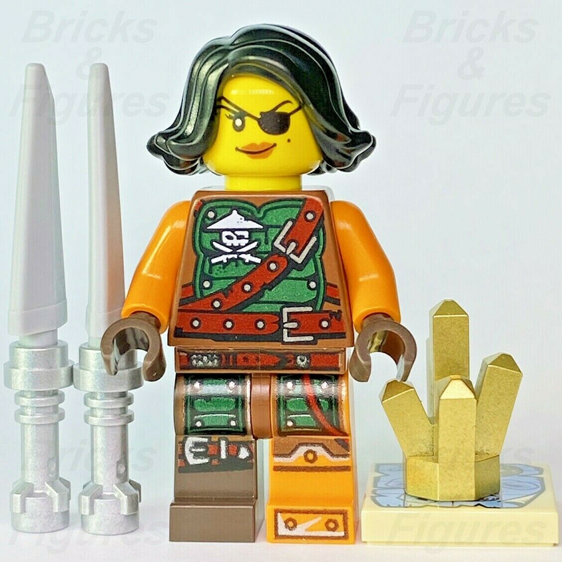 Ninjago LEGO Cyren Belt Outfit Pirate Skybound Minifigure 70593 891614 njo219 - Bricks & Figures