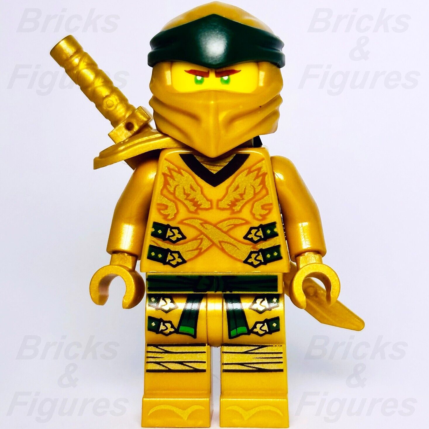 Ninjago LEGO Lloyd Garmadon Golden Ninja Legacy Minifigure 71742 njo654 Green - Bricks & Figures