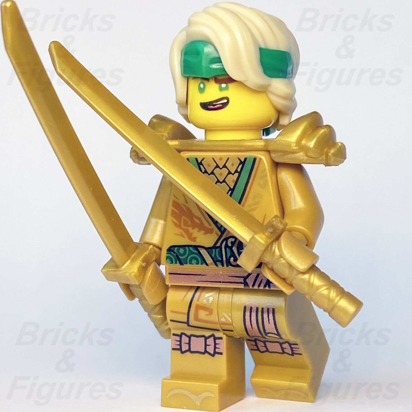 Ninjago LEGO Lloyd Garmadon Golden Ninja with Scabbard Legacy Minifigure 71735 - Bricks & Figures