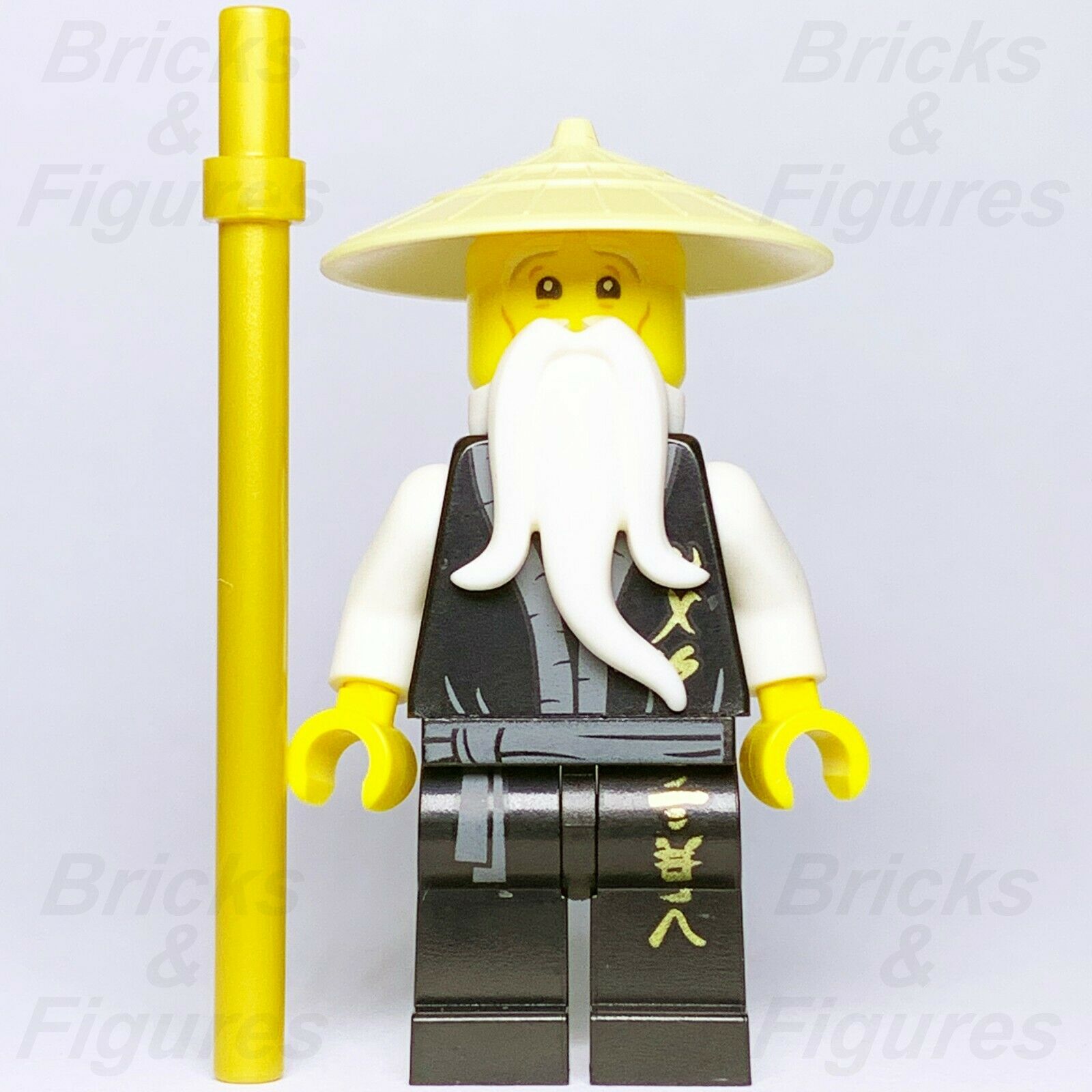 Ninjago LEGO Sensei Wu Legacy Ninja Master Black Robe Minifig 70670 70663 70679 - Bricks & Figures