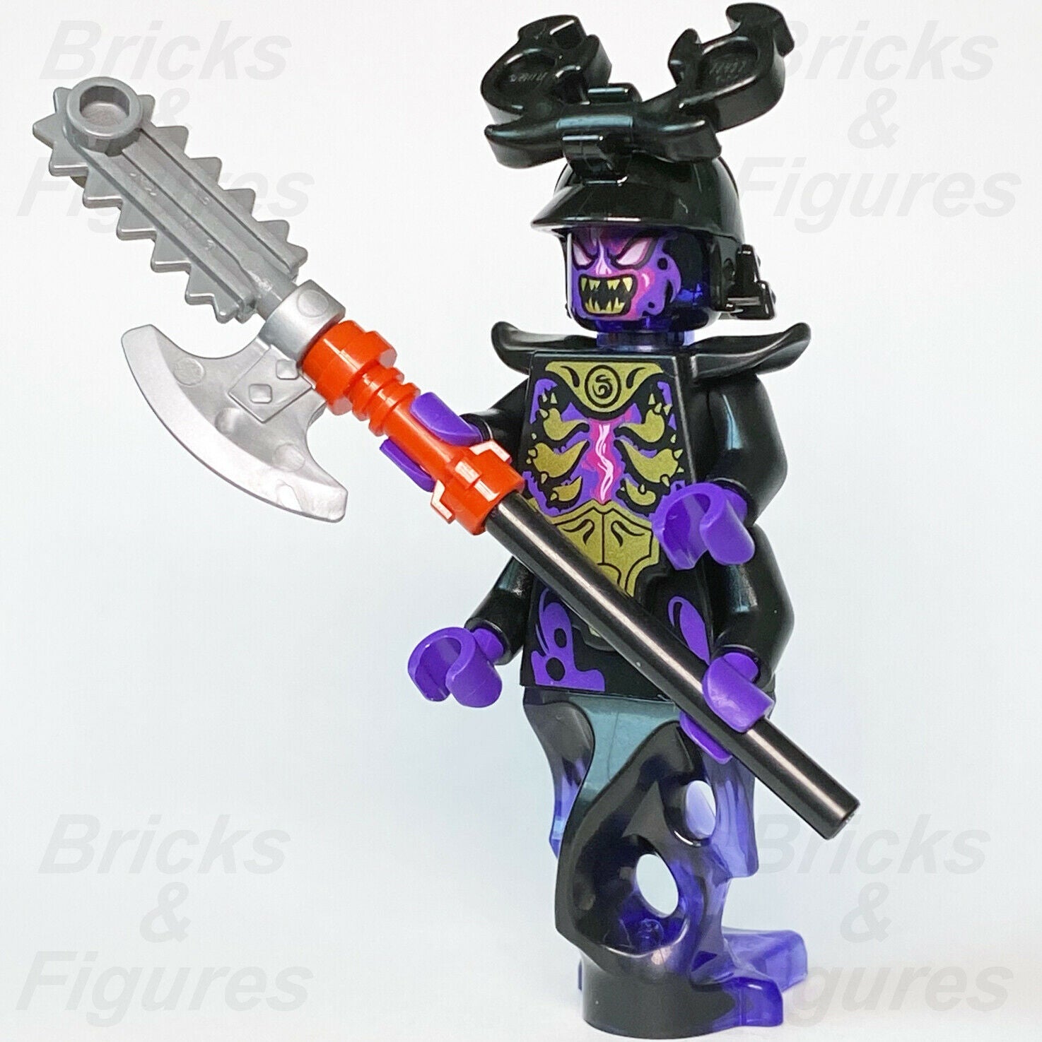 Ninjago LEGO The Overlord with 4 Arms Stone Army Legacy Minifigure 70666 71699 - Bricks & Figures