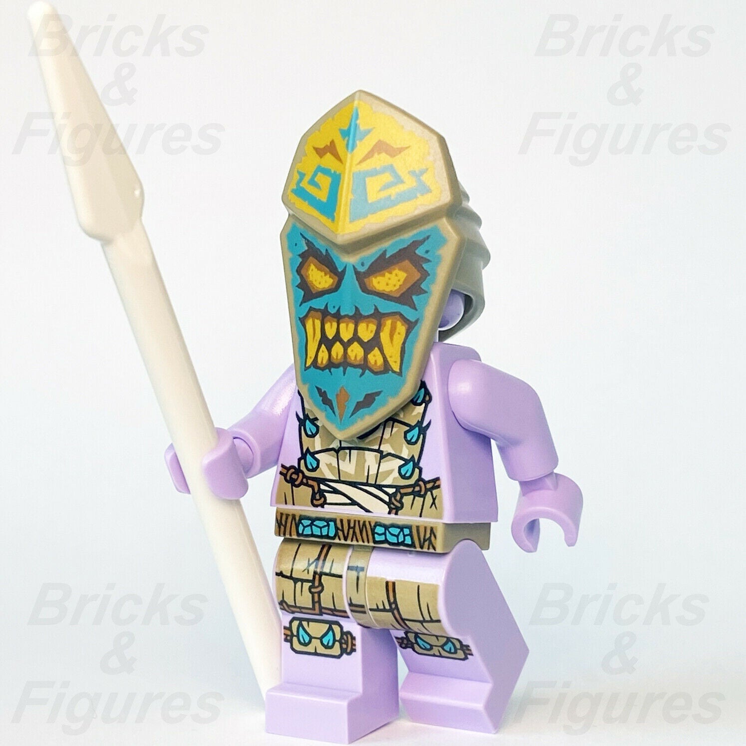 Ninjago LEGO Thunder Keeper with Spear Season 14 Minifigure 71748 71747 71746 - Bricks & Figures