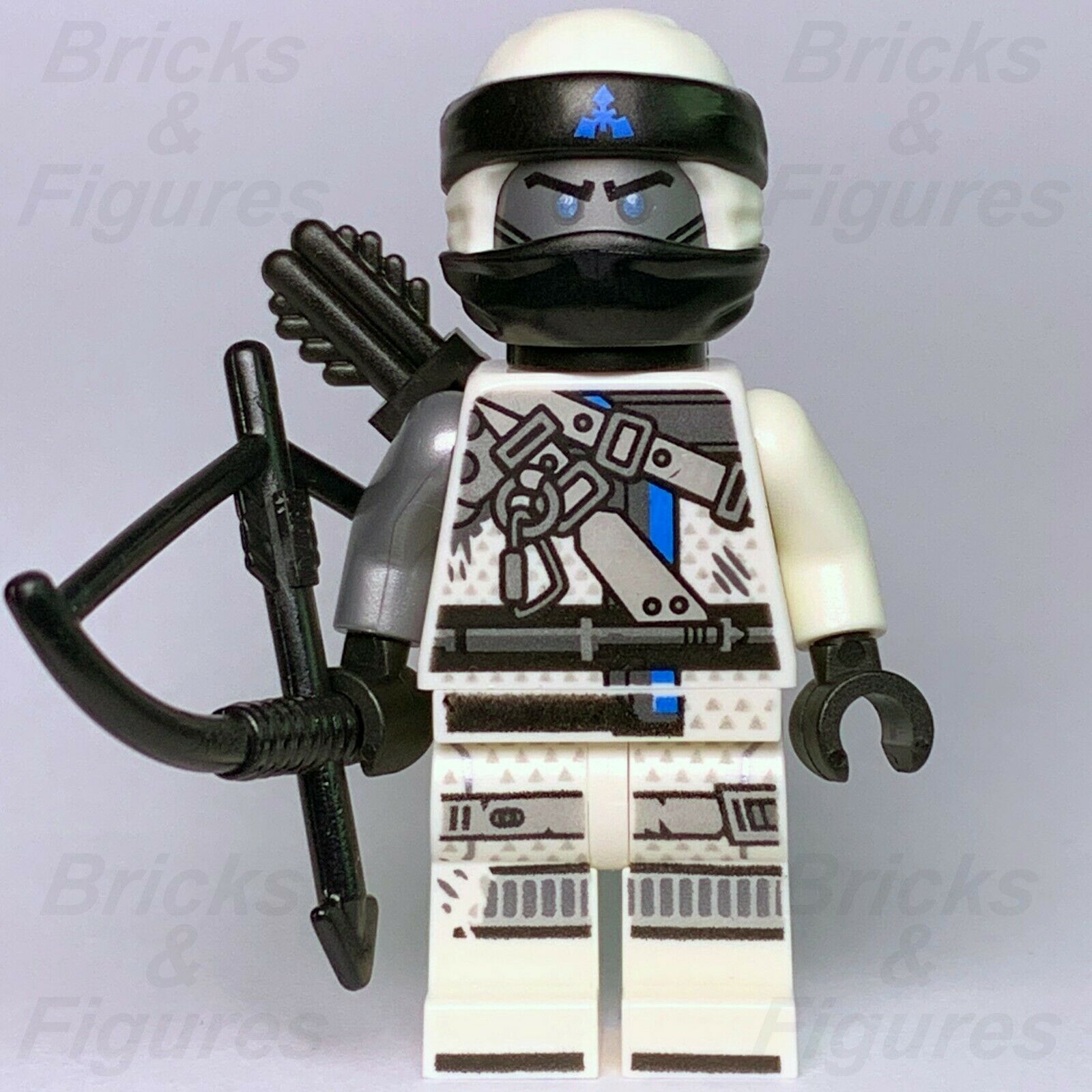 Ninjago LEGO White Ice Ninja Zane Hunted Minifigure 70654 70655 70652 Genuine - Bricks & Figures