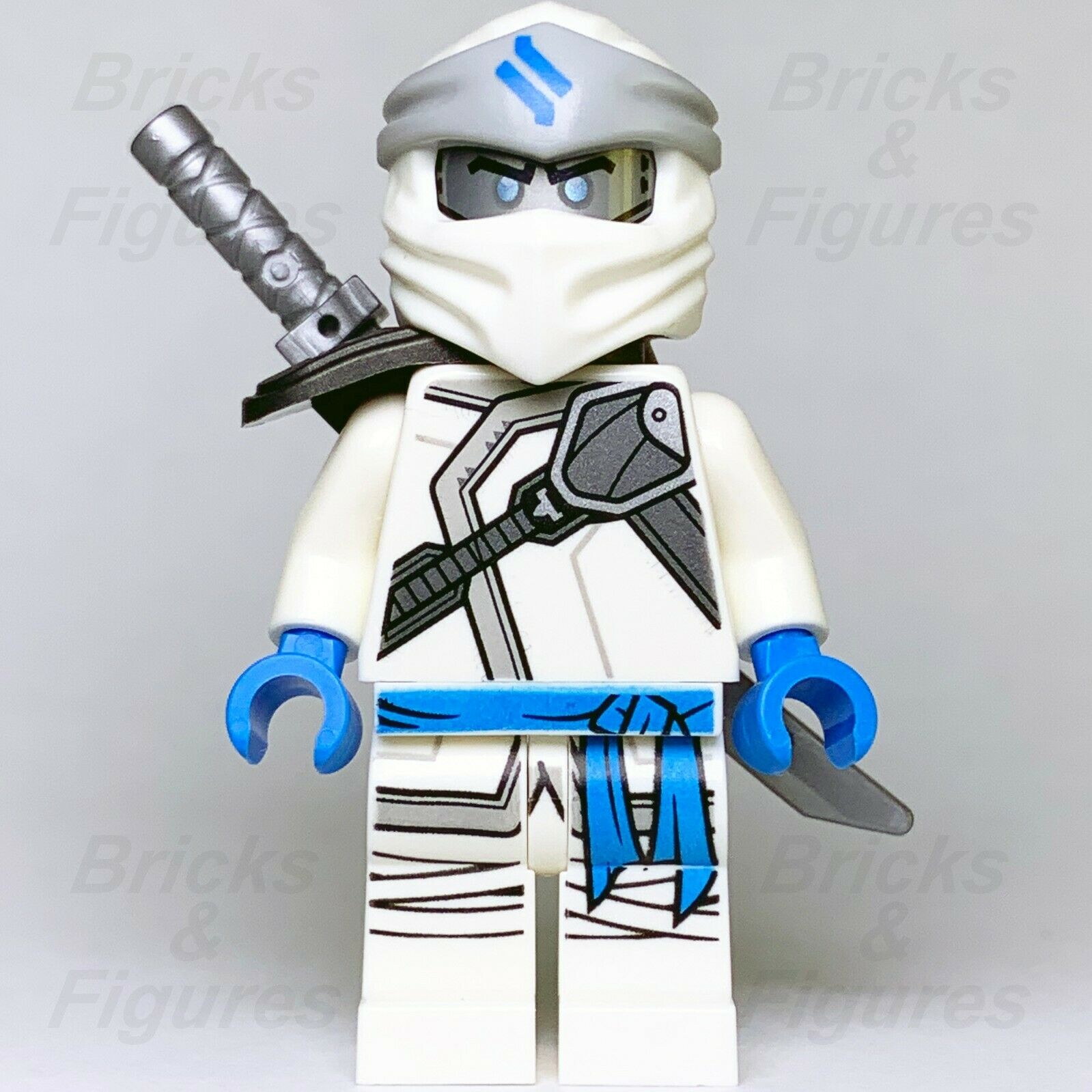 Ninjago LEGO Zane Ice Ninja Secrets of the Forbidden Spinjitsu Minifigure 70673 - Bricks & Figures