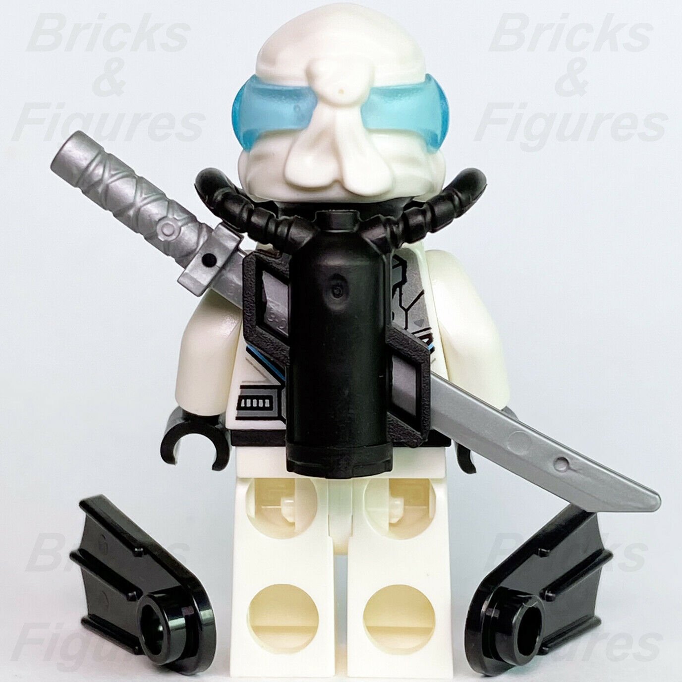 Ninjago LEGO Zane with Scuba Gear Seabound Ninja Minifigure 71756 71754 njo699 - Bricks & Figures