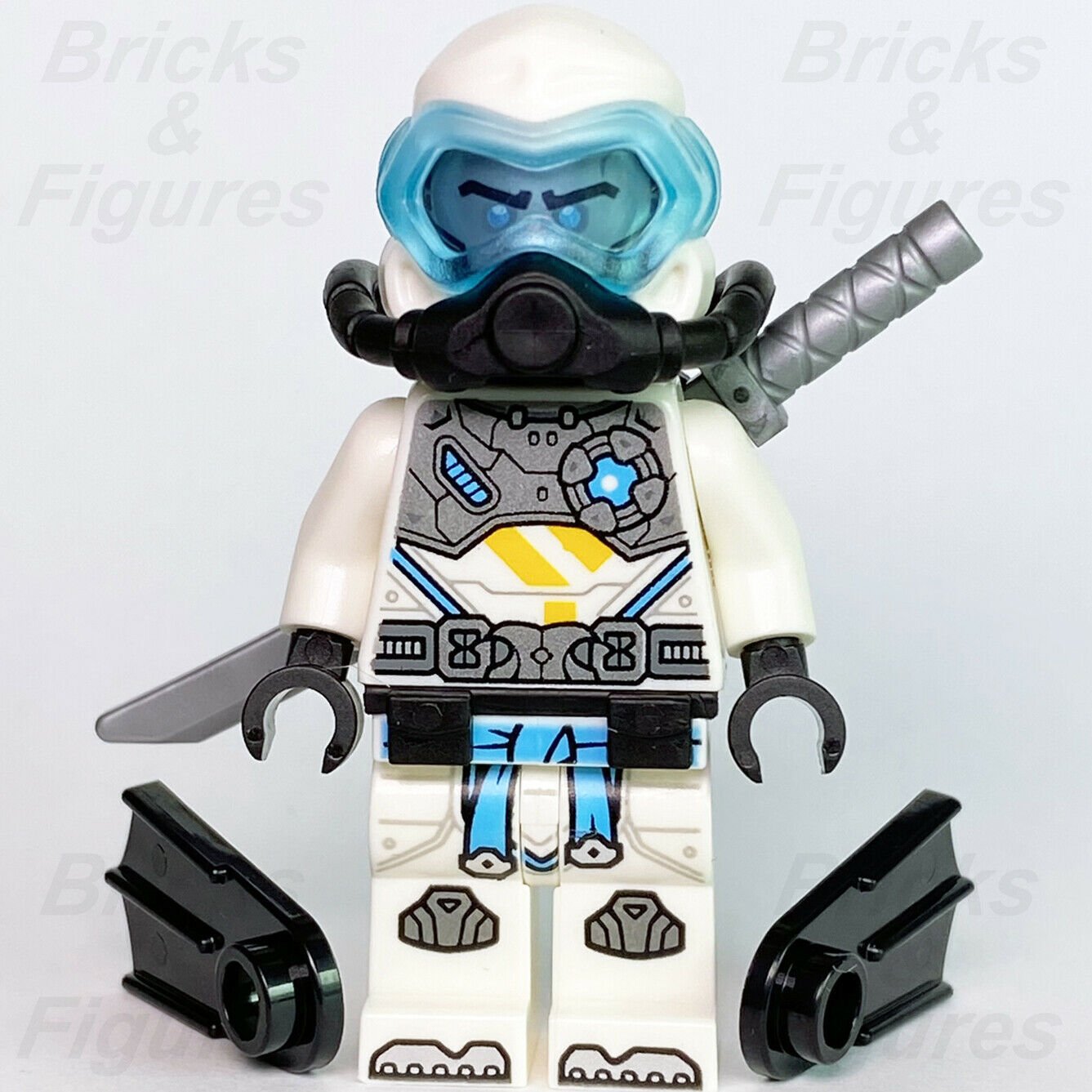 Ninjago LEGO Zane with Scuba Gear Seabound Ninja Minifigure 71756 71754 njo699 - Bricks & Figures