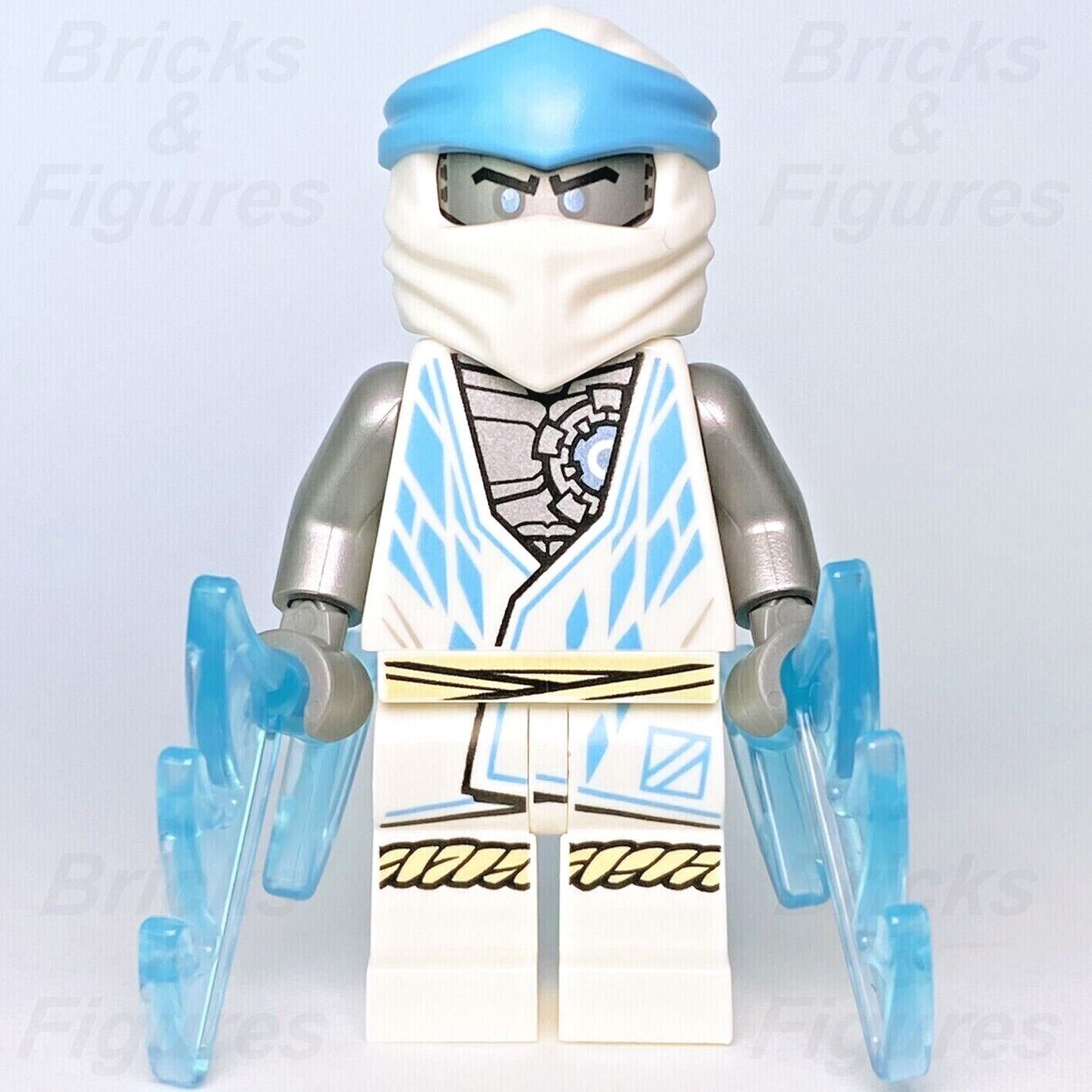 Ninjago LEGO Zane with Weapons Ice Ninja Core Minifigure 71764 112216 njo749 - Bricks & Figures