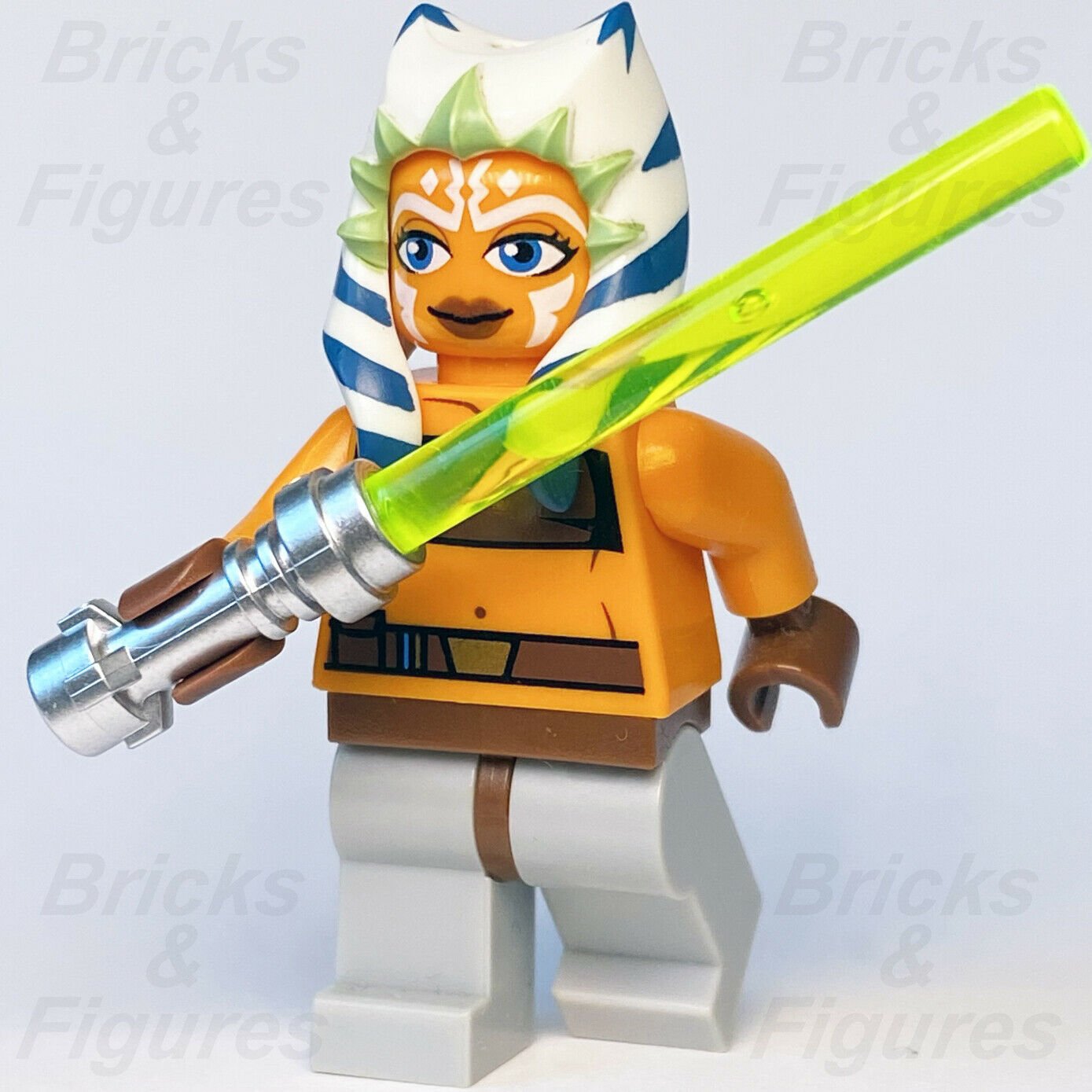 Star Wars LEGO Ahsoka Tano Jedi Padawan Clone Wars Minifigure 7751 8037 7675 - Bricks & Figures