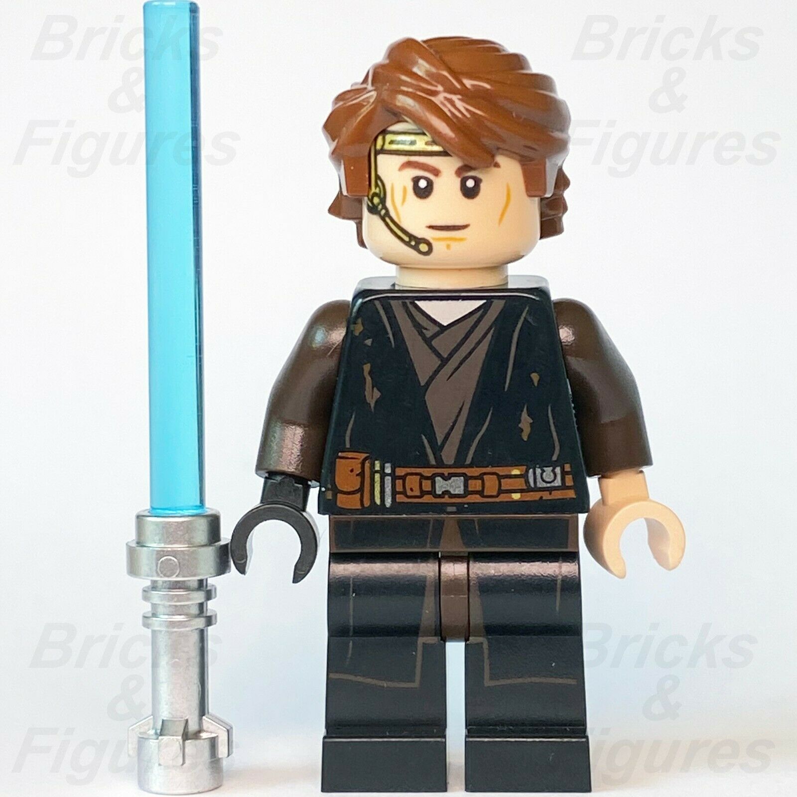 Star Wars LEGO Anakin Skywalker Dirt Stains with Headset Jedi Minifigure 75281 - Bricks & Figures