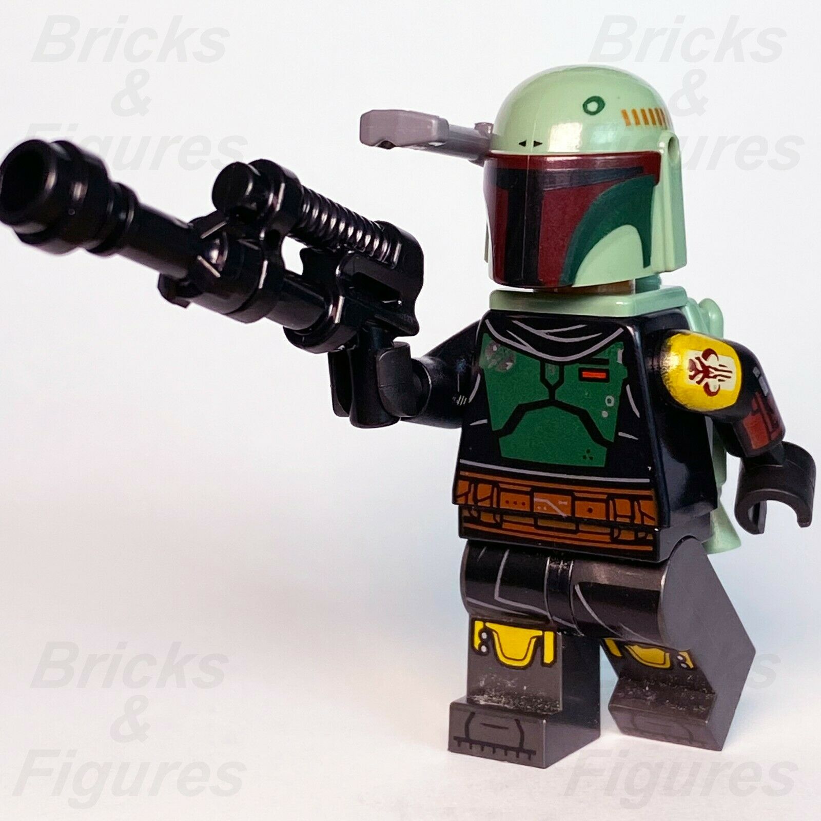 Star Wars LEGO Boba Fett with Jet Pack The Mandalorian Minifigure 75312 sw1158 - Bricks & Figures