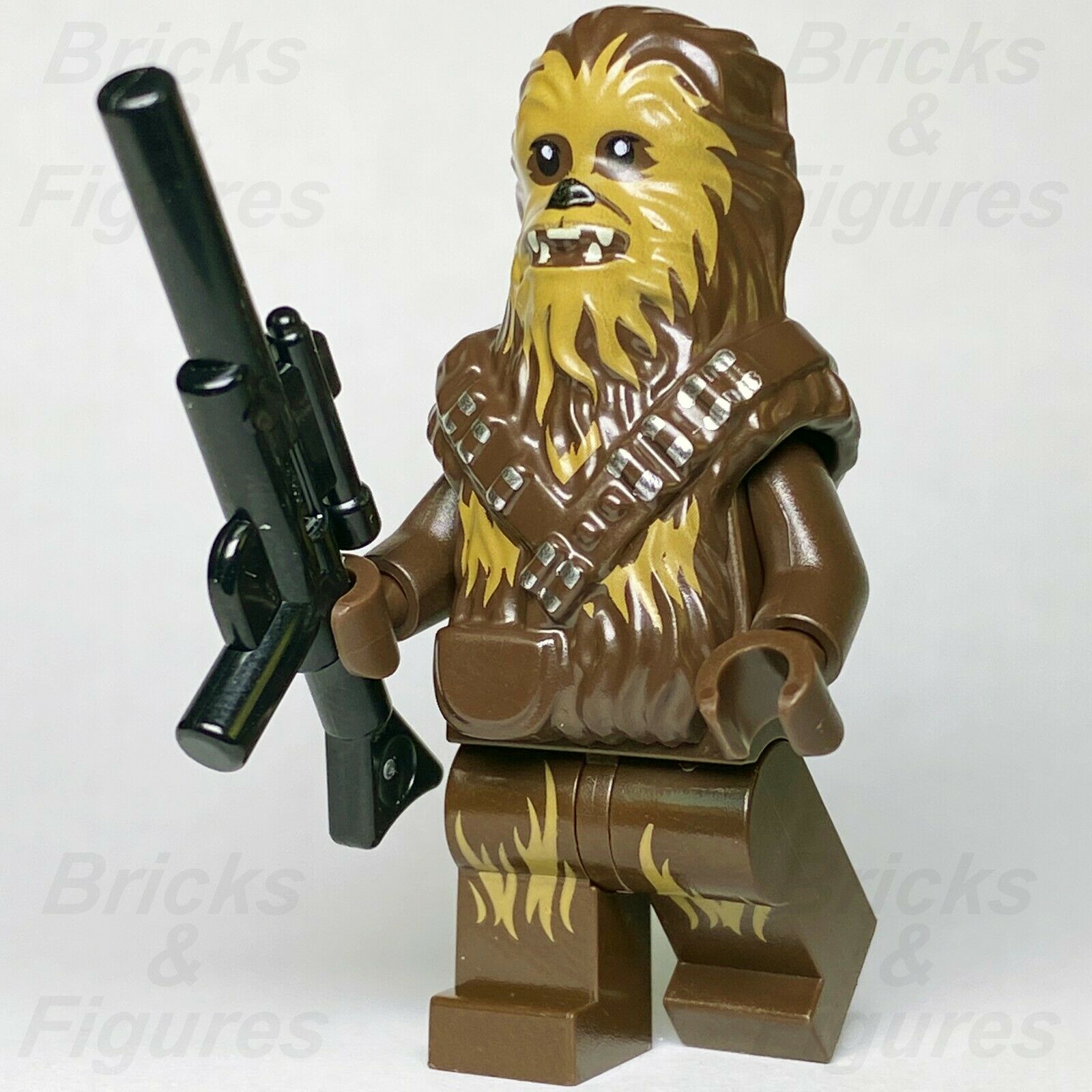 Star Wars LEGO Chewbacca with Crossed Bandoliers Solo Minifigure 75212 75512 - Bricks & Figures