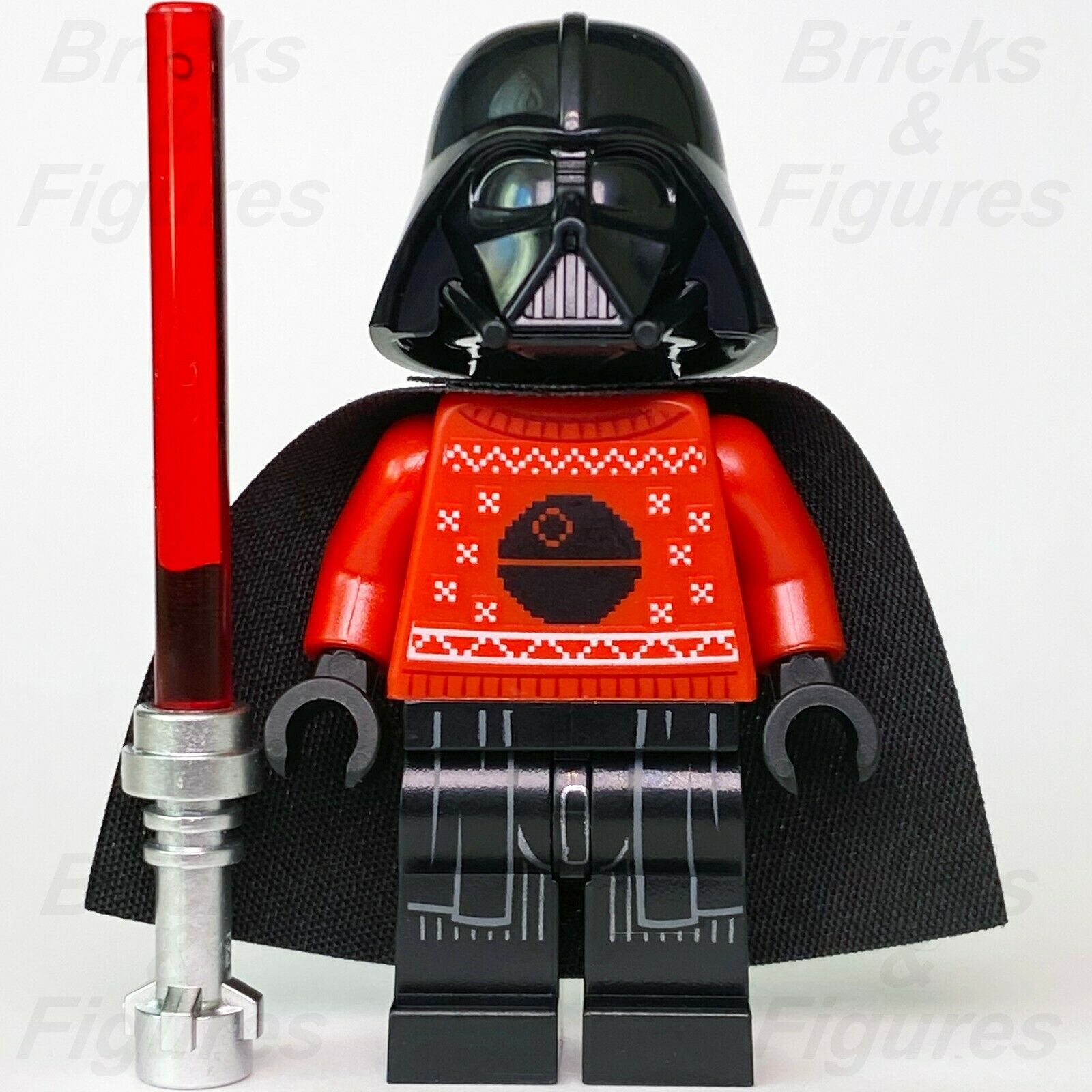 Star Wars LEGO Darth Vader with Christmas Sweater Death Star Minifigure 75279 - Bricks & Figures