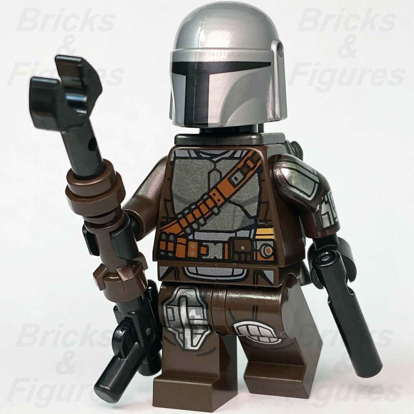 Star Wars LEGO Din Djarin with Jet Pack The Mandalorian Minifigure 75319 sw1166 - Bricks & Figures