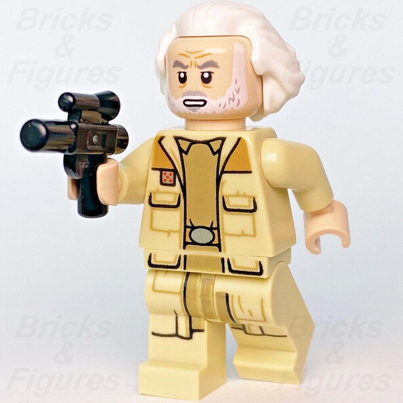 Star Wars LEGO General Jan Dodonna Rebel Leader Officer Minifigure 75301 sw1140 - Bricks & Figures