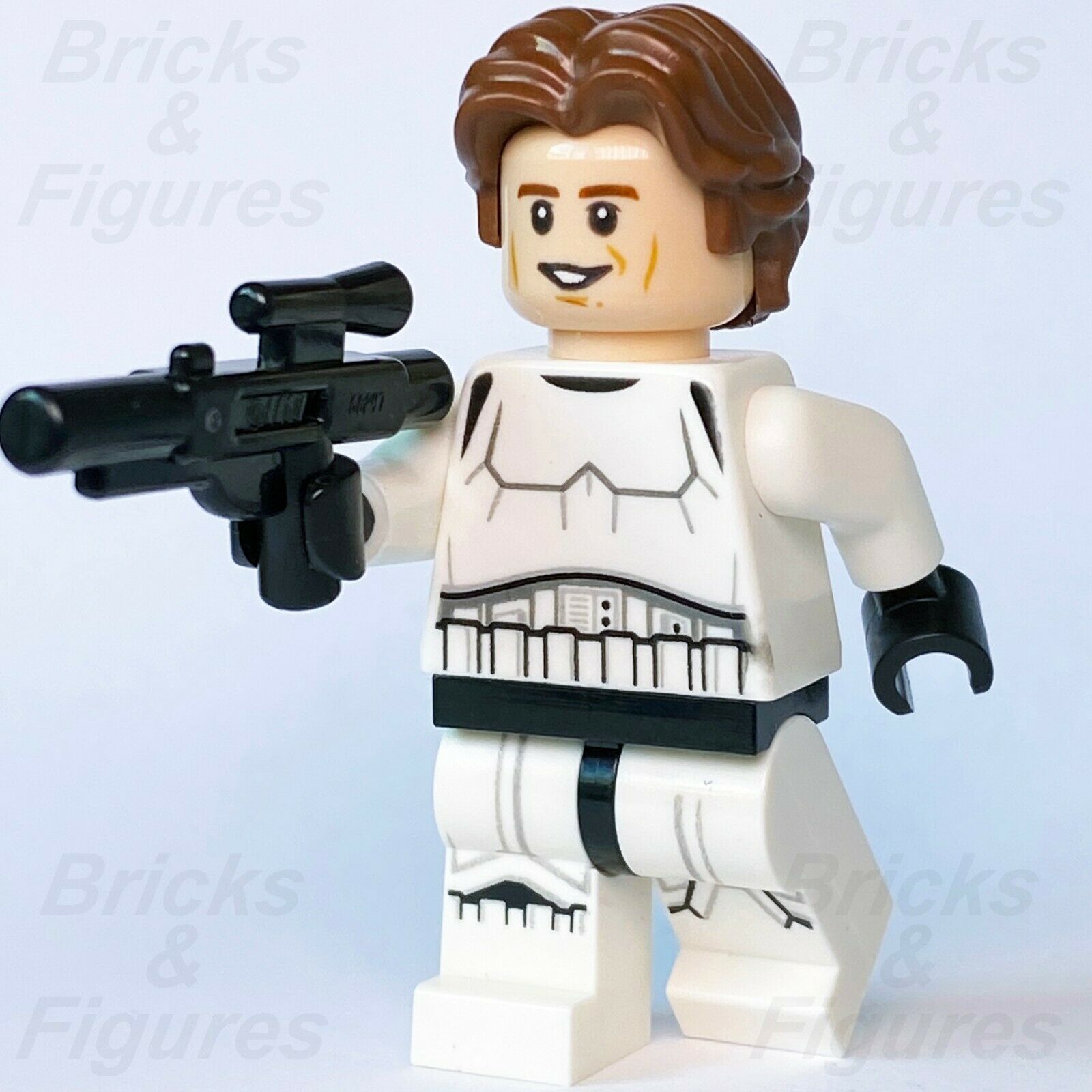 Star Wars LEGO Han Solo with Stormtrooper Outfit A New Hope Minifigure 75159 - Bricks & Figures