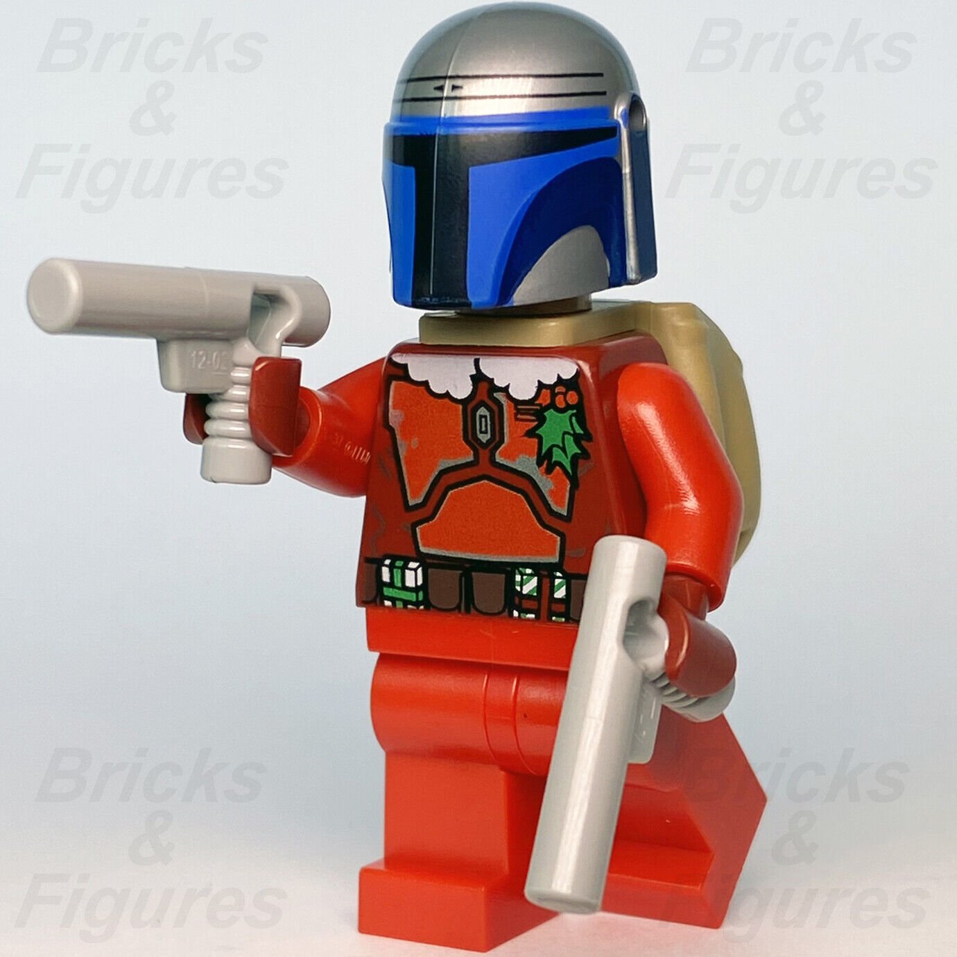 Star Wars LEGO Jango Fett Santa Mandalorian Holiday & Event Minifigure 75023 - Bricks & Figures