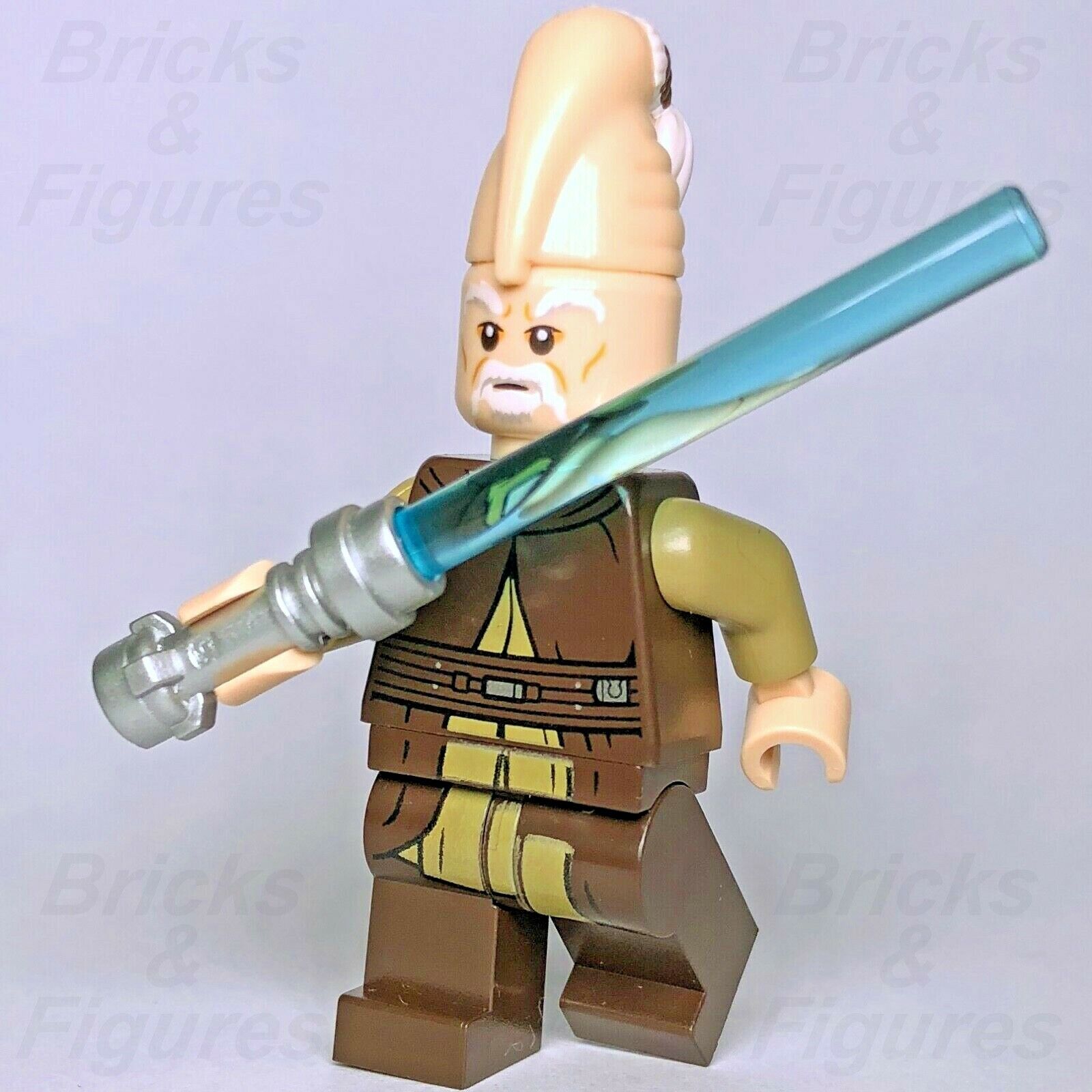 Star Wars LEGO Ki-Adi-Mundi Jedi Master Episode 2 Minifigure 75206 sw0911 New - Bricks & Figures