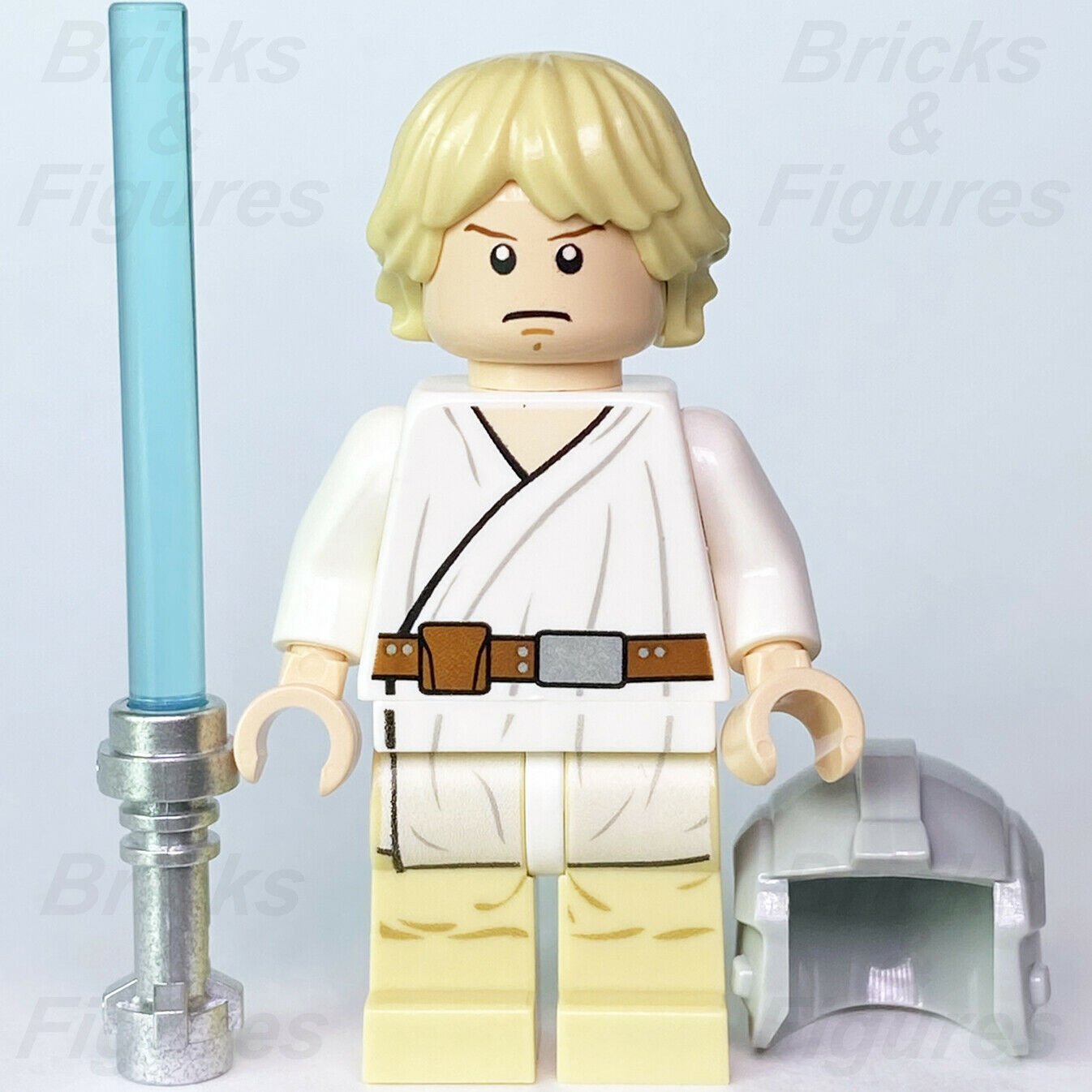 Star Wars LEGO Luke Skywalker Blast Shield Helmet Jedi Padawan Minifigure 7965 - Bricks & Figures