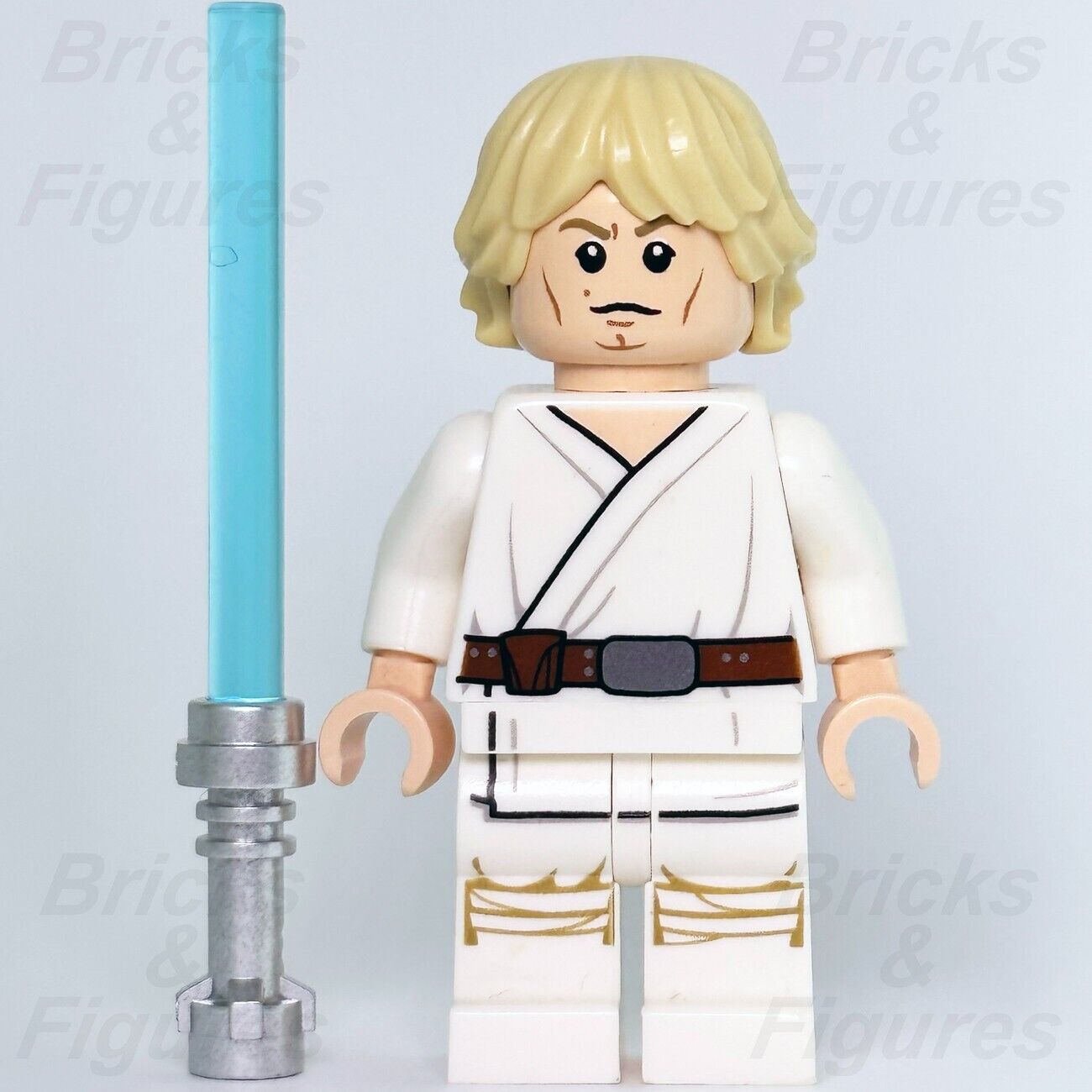 Star Wars LEGO Luke Skywalker Detailed Face Jedi Minifigure 75052 75059 sw0551 - Bricks & Figures