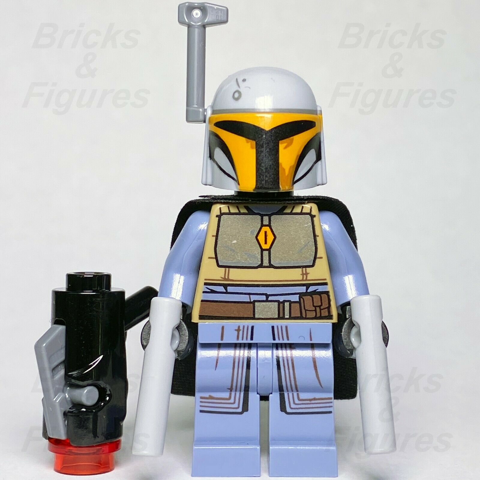 Star Wars LEGO Mandalorian Female Tribe Warrior Grey Minifigure 75267 Genuine - Bricks & Figures