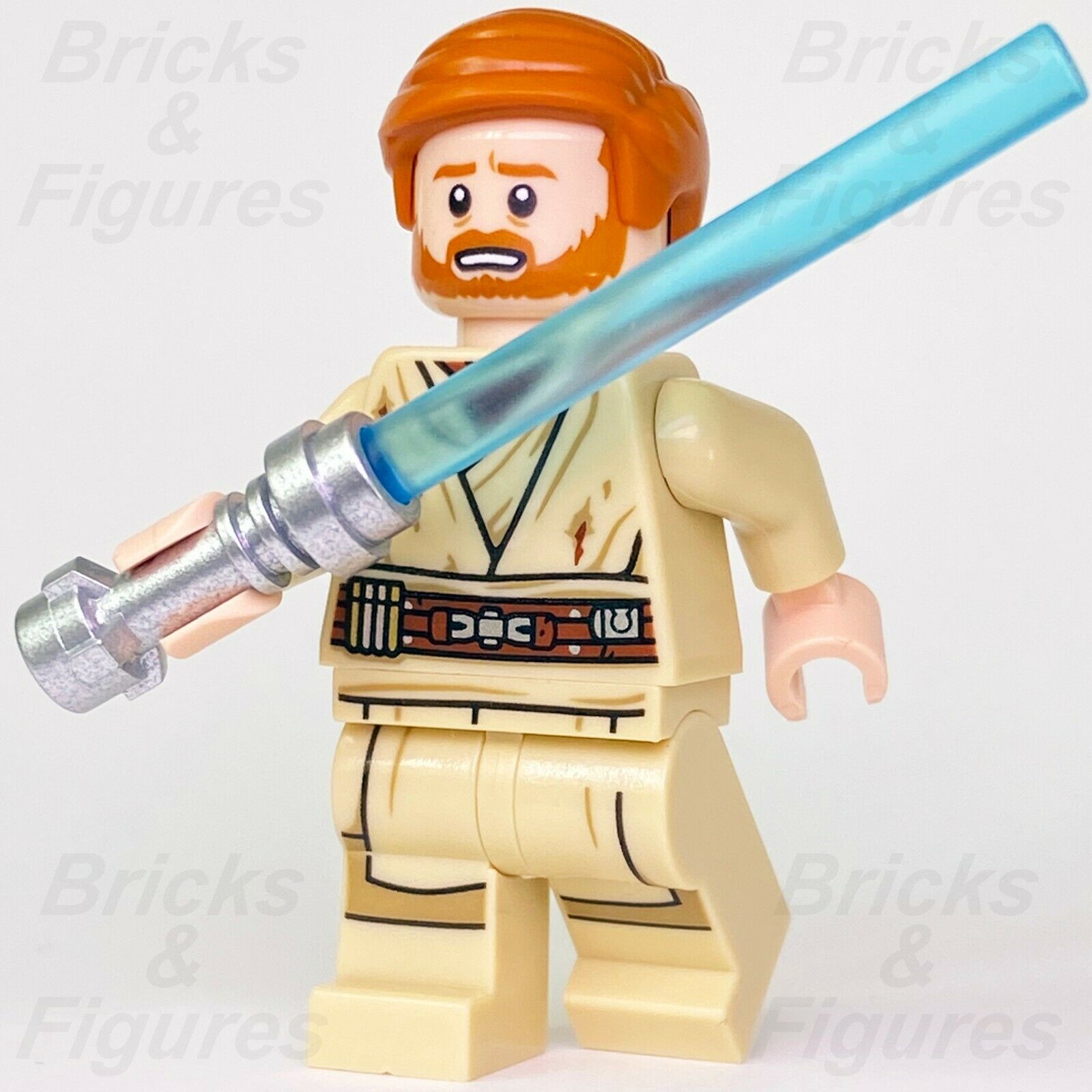 Star Wars LEGO Obi-wan Kenobi Dirt Stains Jedi Master Minifigure 75269 - Bricks & Figures