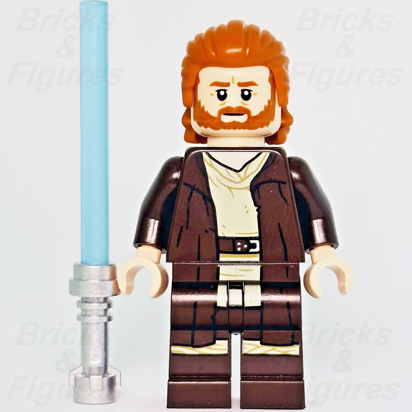 Star Wars LEGO Obi-Wan Kenobi Jedi Master Ben Kenobi Minifigure 75333 sw1227 - Bricks & Figures