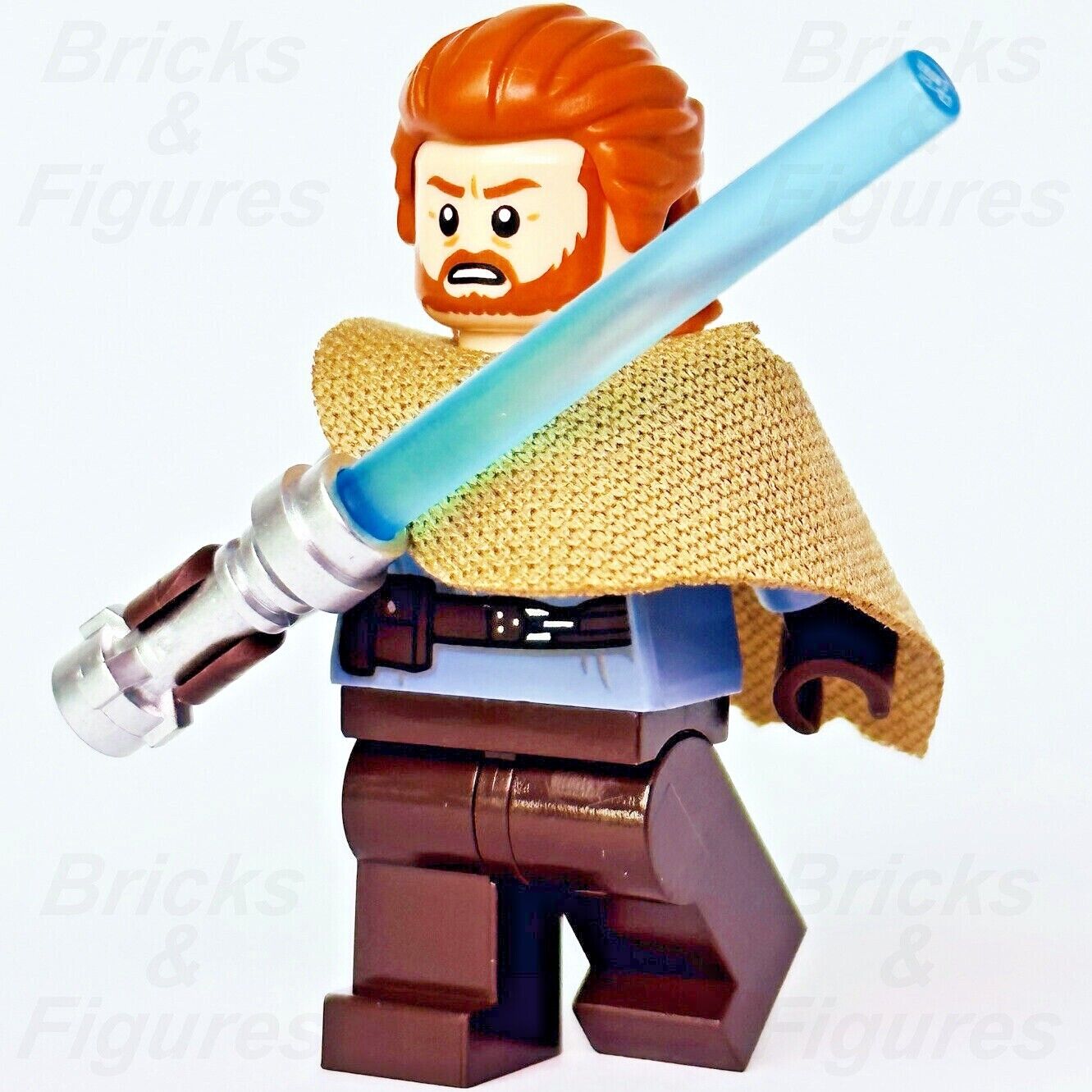 Star Wars LEGO Obi-Wan Kenobi Jedi Master Ben Kenobi Minifigure 75336 sw1224 - Bricks & Figures