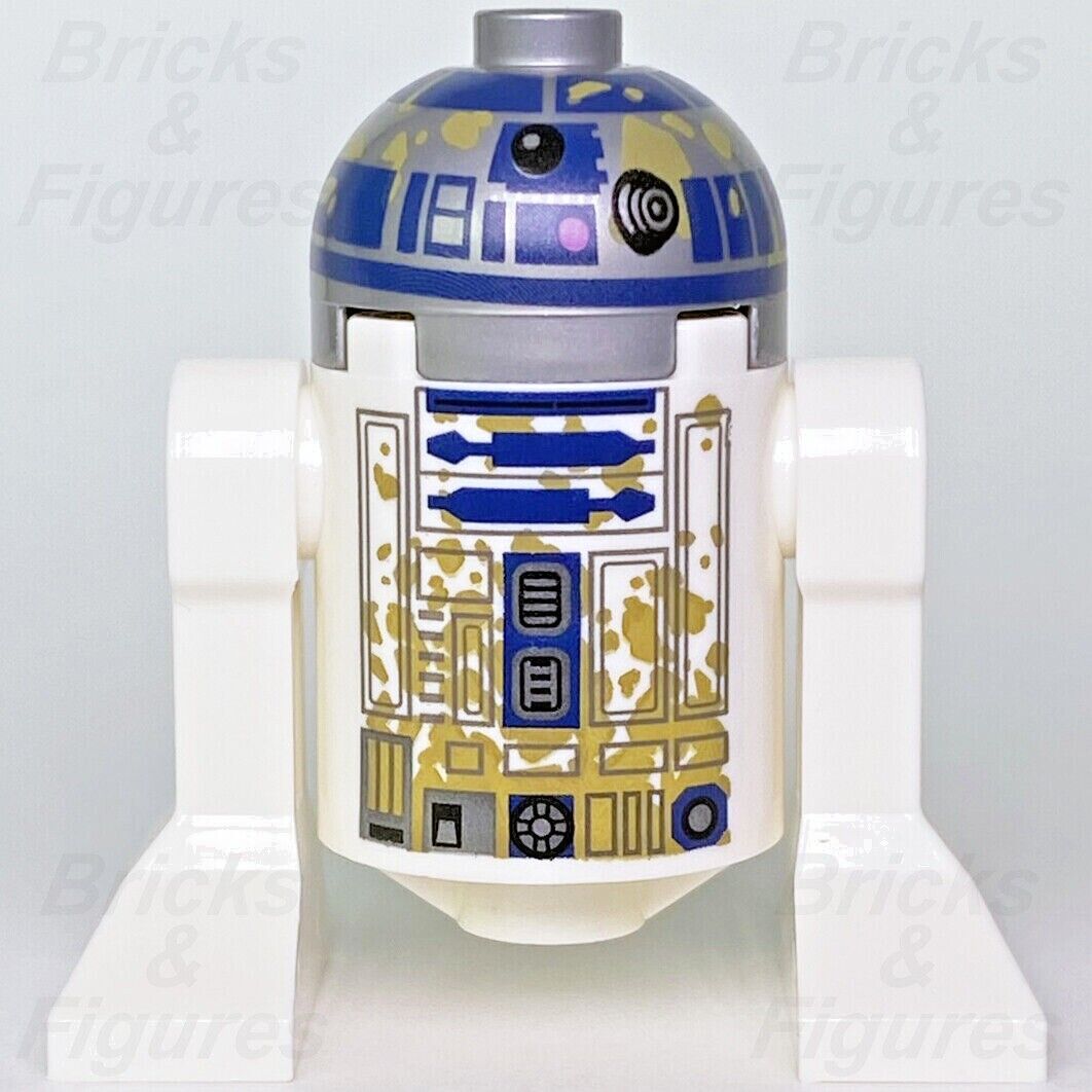 Star Wars LEGO R2-D2 Astromech Droid Printed Back Minifigure 75330 sw1200 New - Bricks & Figures