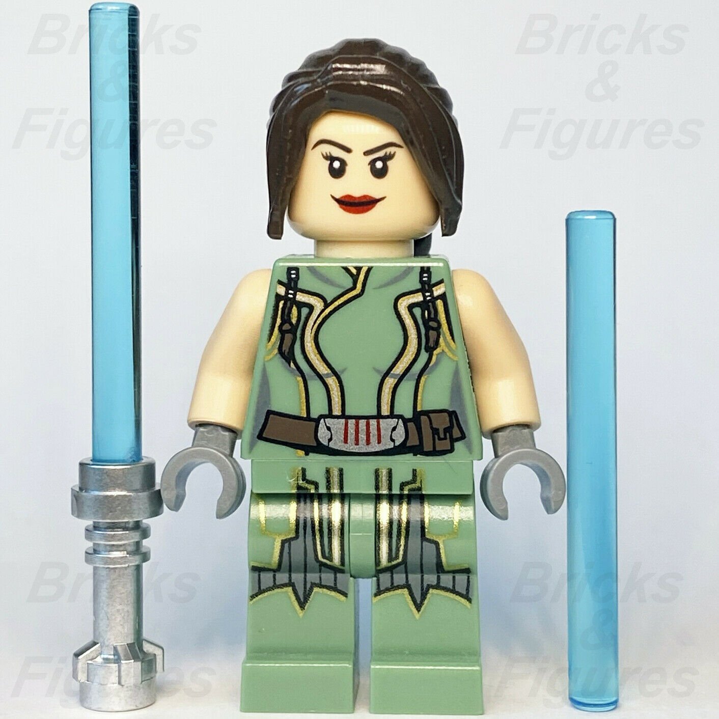 Star Wars LEGO Satele Shan Jedi Grand Master The Old Republic Minifigure 9497 - Bricks & Figures