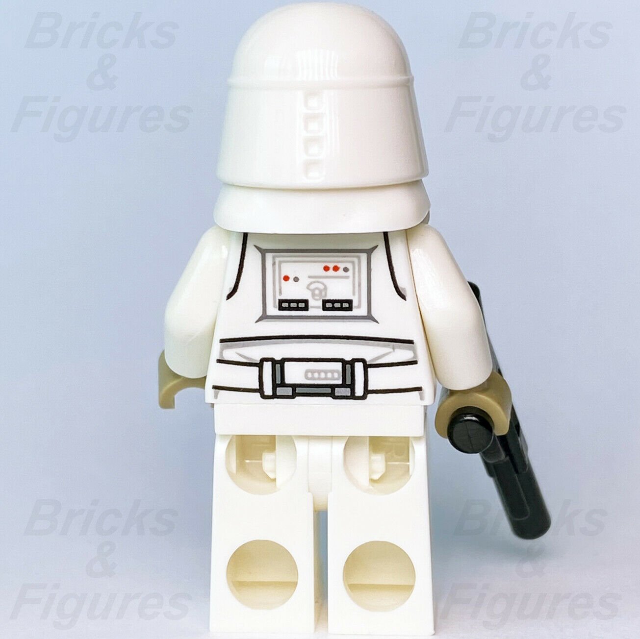 Star Wars LEGO Snowtrooper Reddish Brown Head Imperial Minifigure 75320 75313 - Bricks & Figures