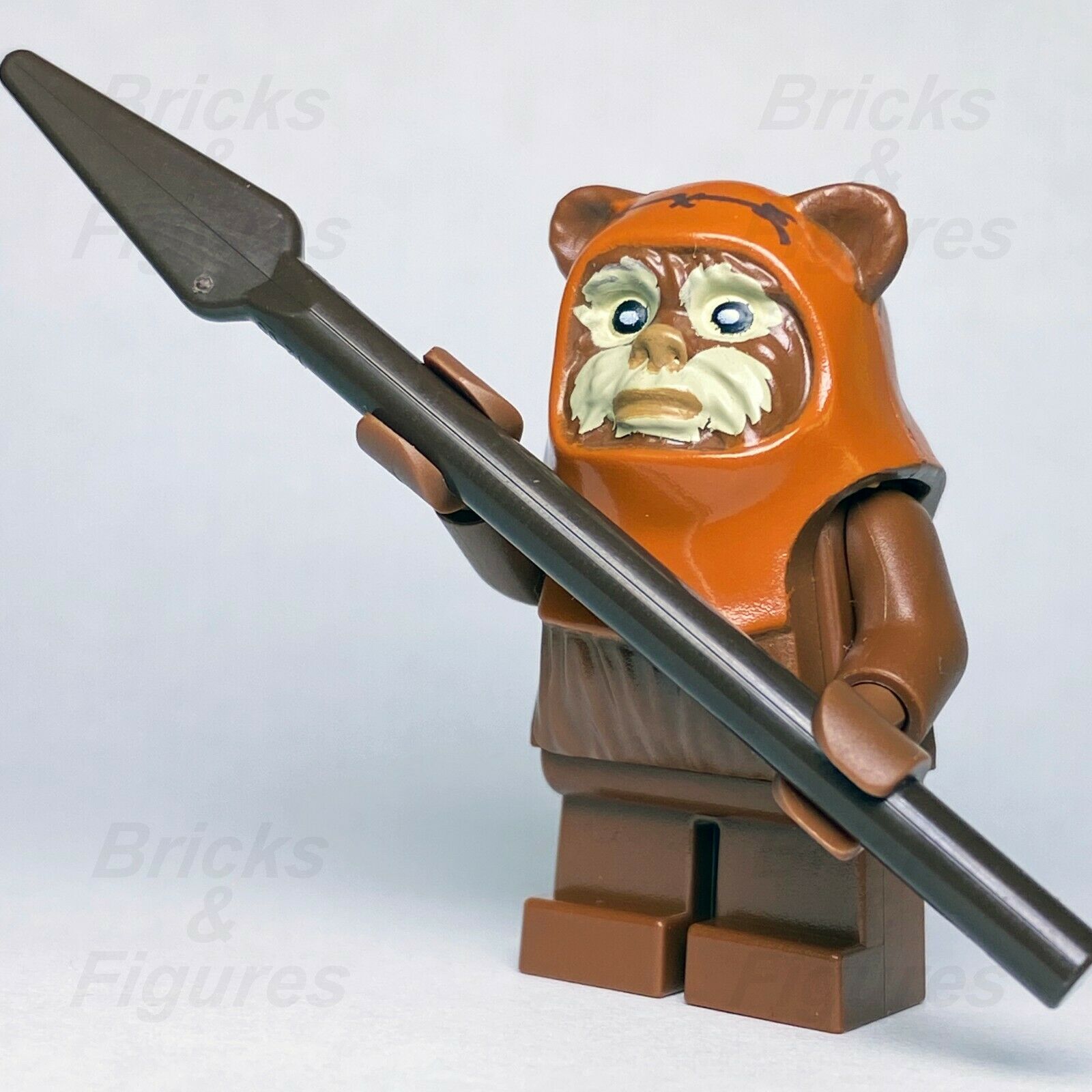 Star Wars LEGO Wicket W. Warrick Ewok Return of the Jedi Minifig 75238 10236 - Bricks & Figures