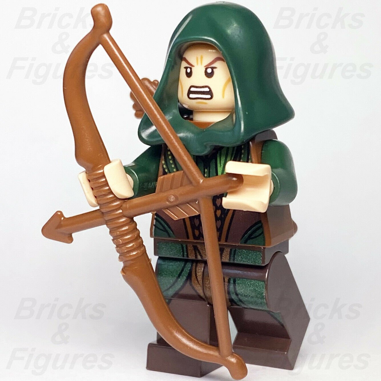 The Hobbit LEGO Mirkwood Elf Archer Minifigure 79012 Lord of the Rings lor078 - Bricks & Figures