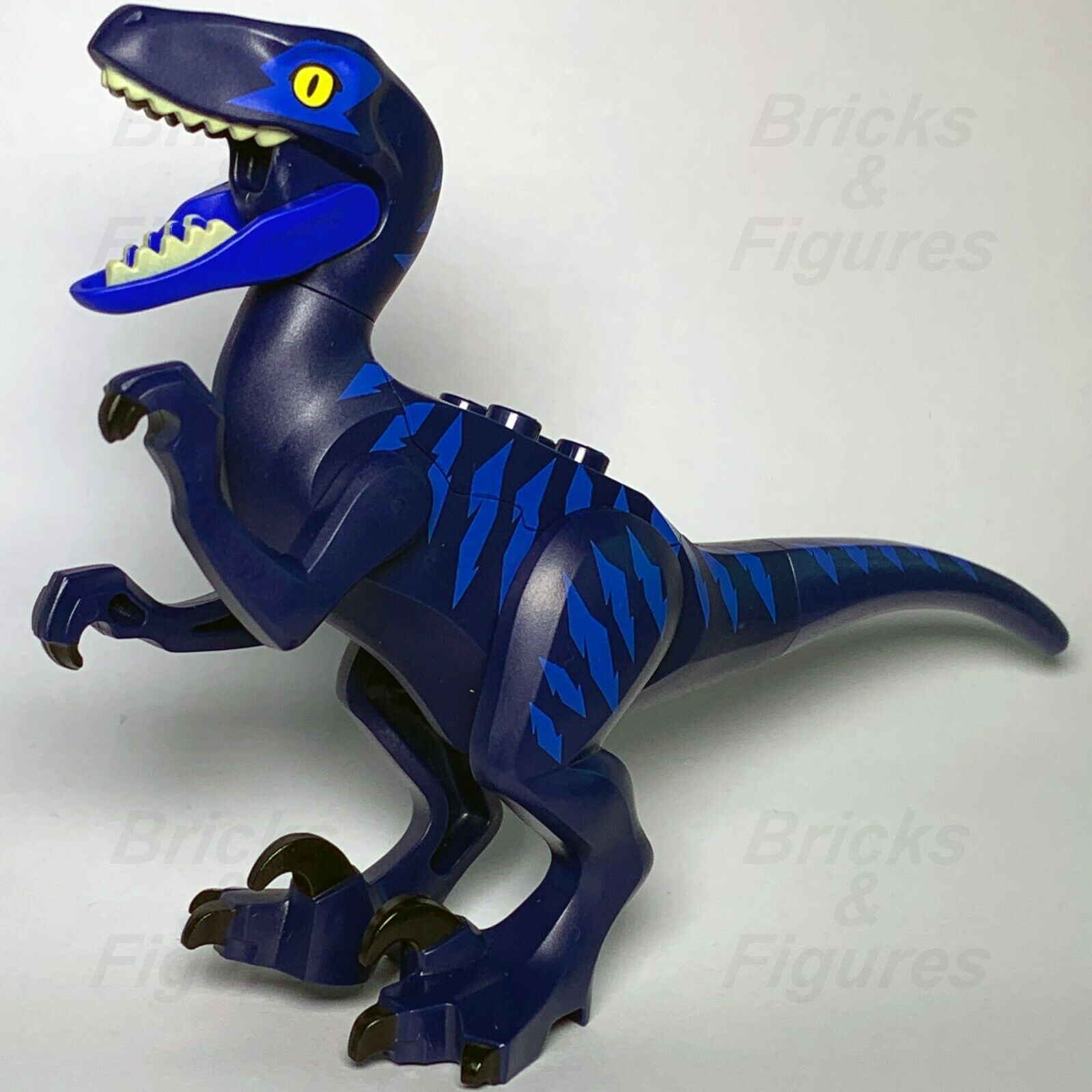 The LEGO Movie Raptor Blue Eye Patch Stripes Dinosaur 70835 70826 Genuine New - Bricks & Figures