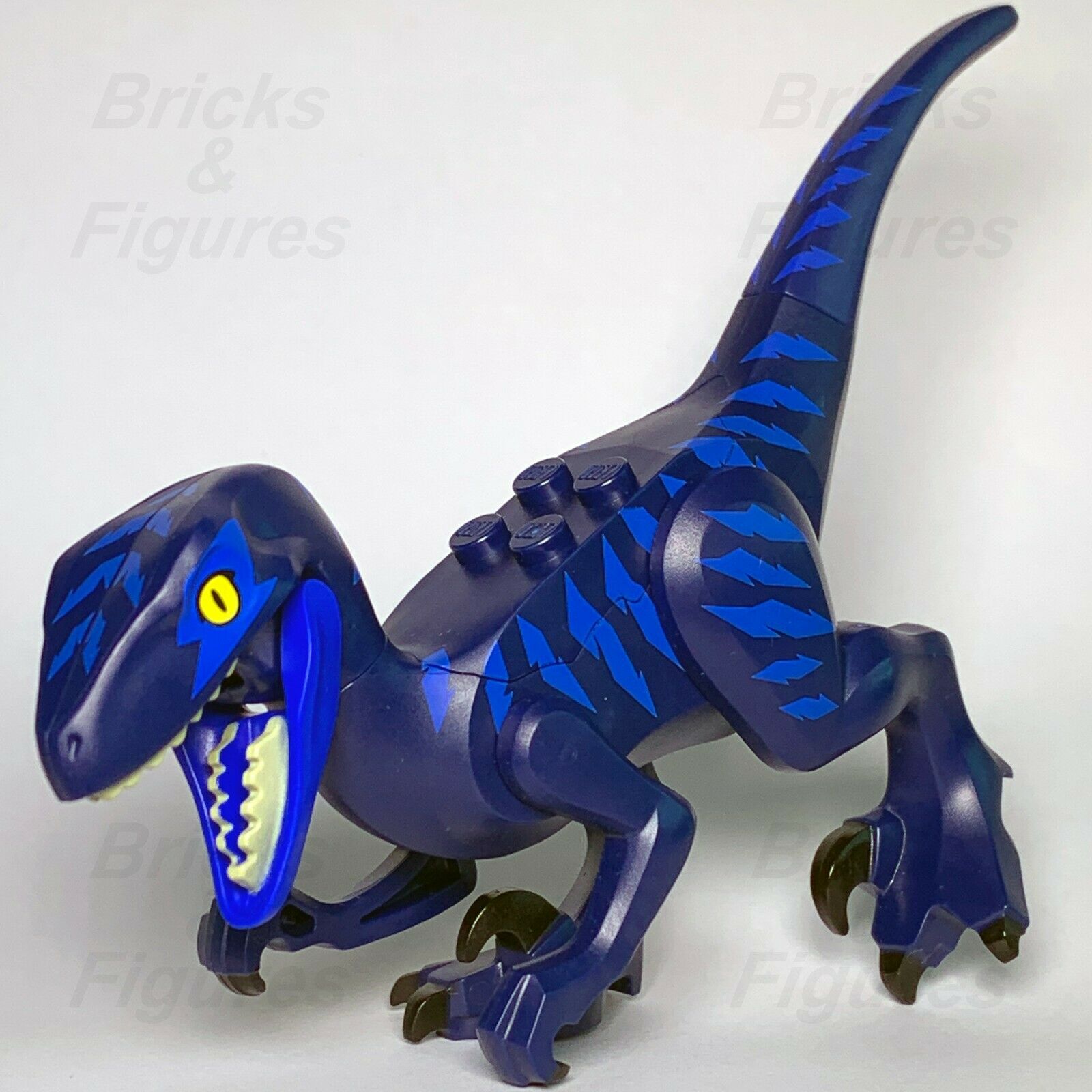 The LEGO Movie Raptor Blue Eye Patch Stripes Dinosaur 70835 70826 Genuine New - Bricks & Figures