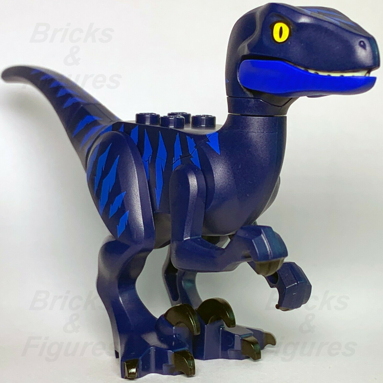 The LEGO Movie Raptor Green Eye Patch Blue Stripes Dinosaur 70835 Genuine New - Bricks & Figures