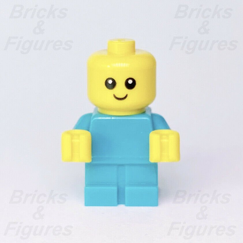 Town City LEGO Baby with Turquoise Body Minifigure Recreation 60283 60330 60262 - Bricks & Figures