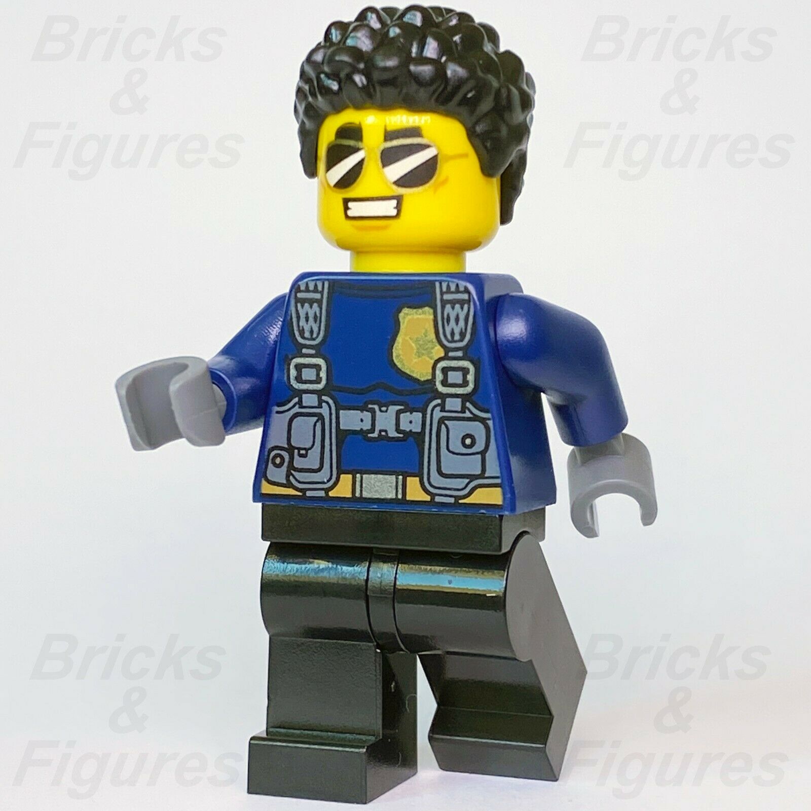 Town City LEGO Duke DeTain Police Officer Minifigure 60270 60242 60372 60246 - Bricks & Figures