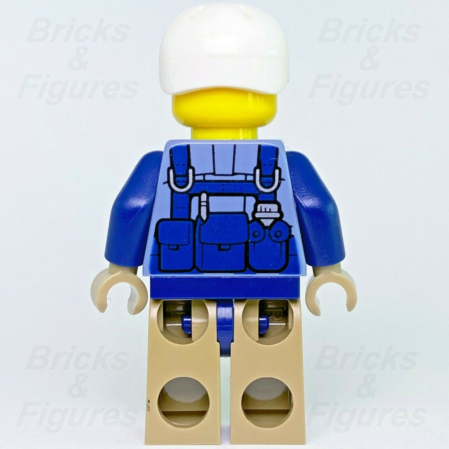 Town City LEGO Mountain Police Officer Male Minifigure 60173 cty0853 - Bricks & Figures